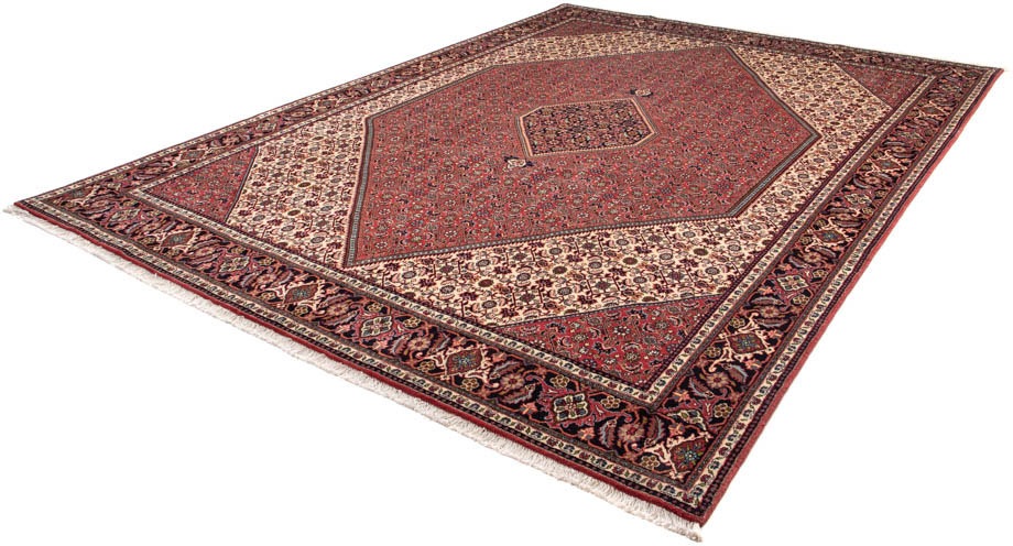 Image of morgenland Orientteppich »Perser - Bidjar - 343 x 248 cm - braun«, rechteckig, 15 mm Höhe, Wohnzimmer, Handgeknüpft, Einzelstück mit Zertifikat bei Ackermann Versand Schweiz
