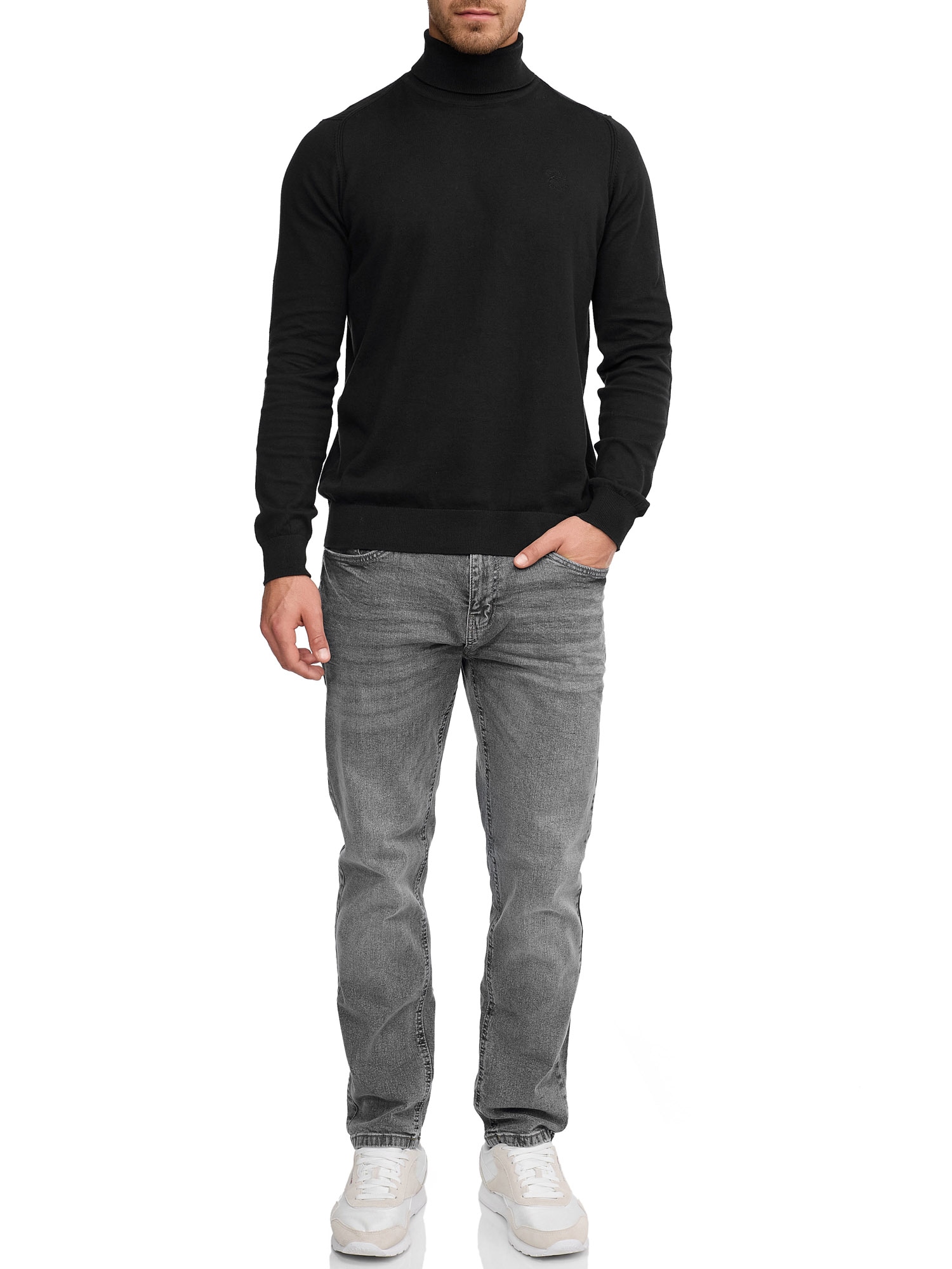 Indicode Pull à col roulé »Van Paul«