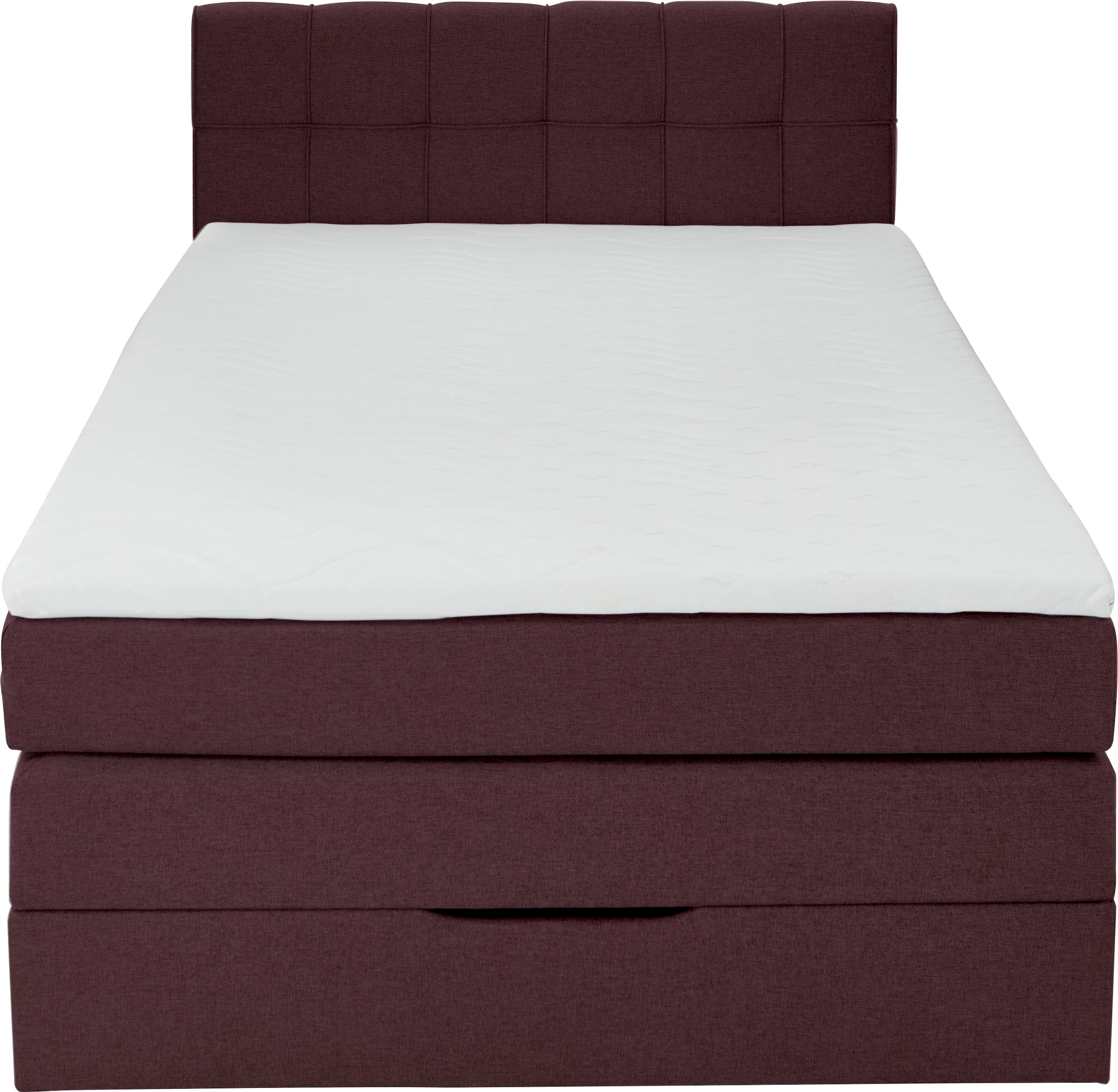 Home affaire Boxspringbett »Fornoli« inkl. Topper und Bettkasten, H3 in zwei Matratzenarten