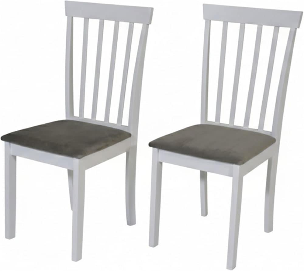 Image of Jahnke Esszimmerstuhl "LITE SIT DUO" (Set) Esszimmerstuhl (2er Set), Massivholz, Samt-Stoff, bis 110 kg belastbar