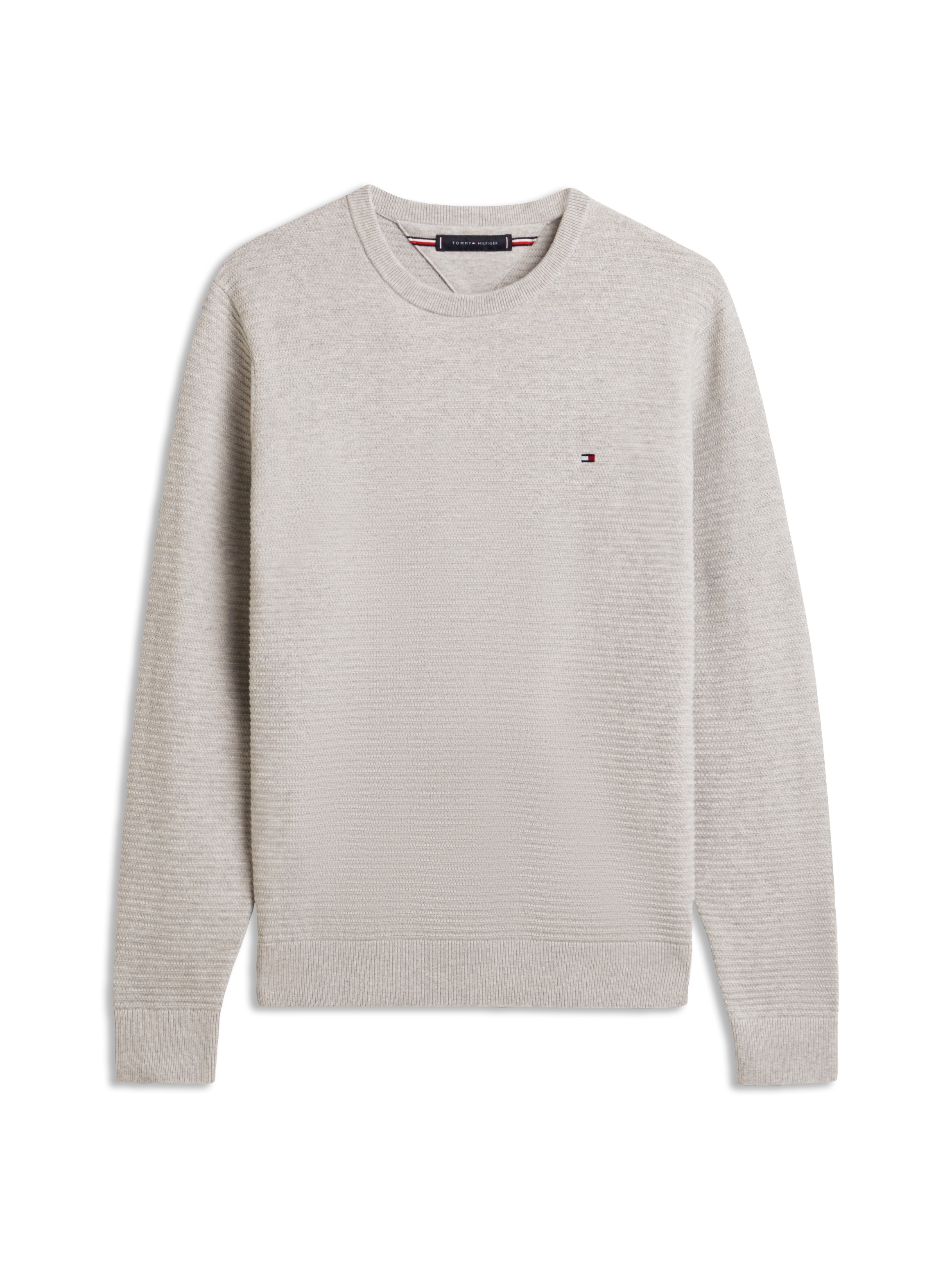 Tommy Hilfiger Pull à col rond »SEASONAL STRUCTURE« mit Struktur, Rundhals, regular fit