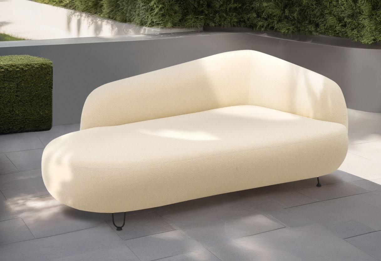 Image of DOMO collection Polstergarnitur "Poika Bezug Fellimitat" 3 Stk. tlg. Formschönes Outdoor-Highlight, ideal für Balkon, Terrasse, Garten