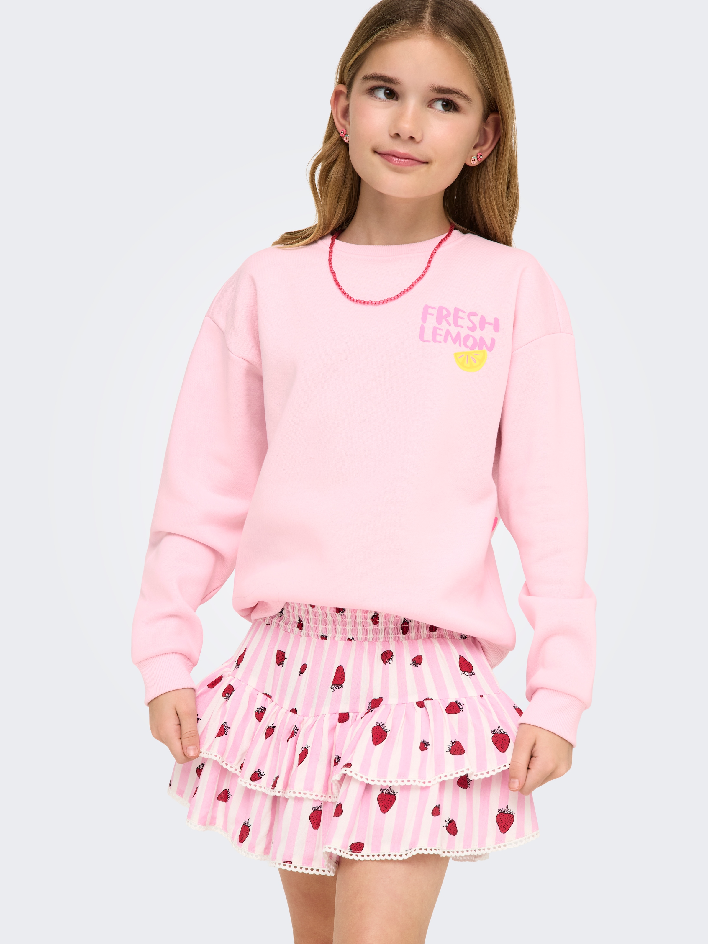 KIDS ONLY Sommerrock »KOGGLOW LIFE TAPED EDGE SKORT AOP WVN« 1 mit tollen Volants mit dezenter Spitzenkante