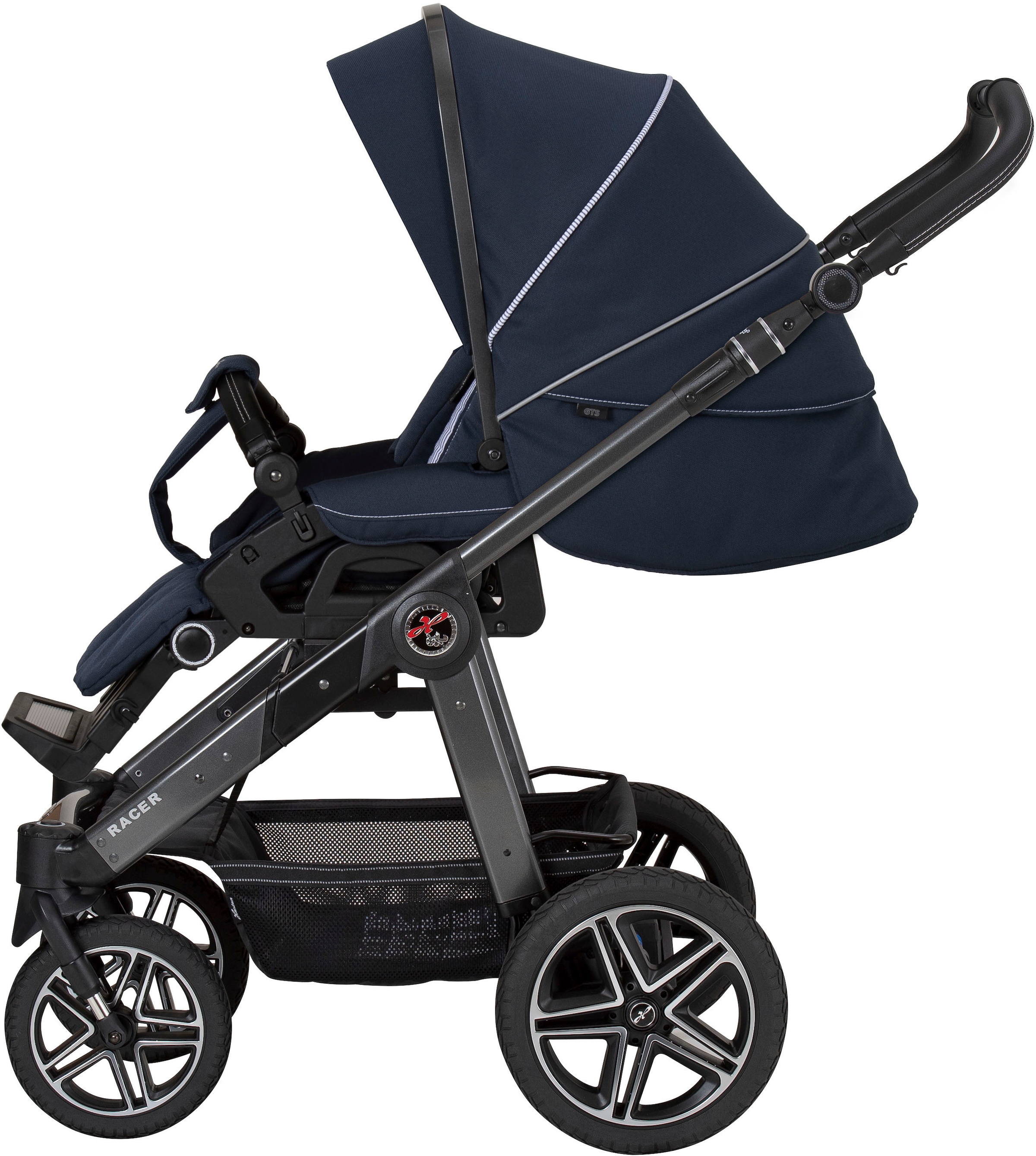 Hartan Kombi-Kinderwagen »Racer GTS - Casual Collection«, 22 kg, mit Kombitasche; Made in Germany