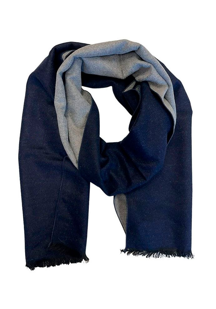 MONTI Fransen zweifarbig confortablement ligne en mit Schal, Mode Acheter