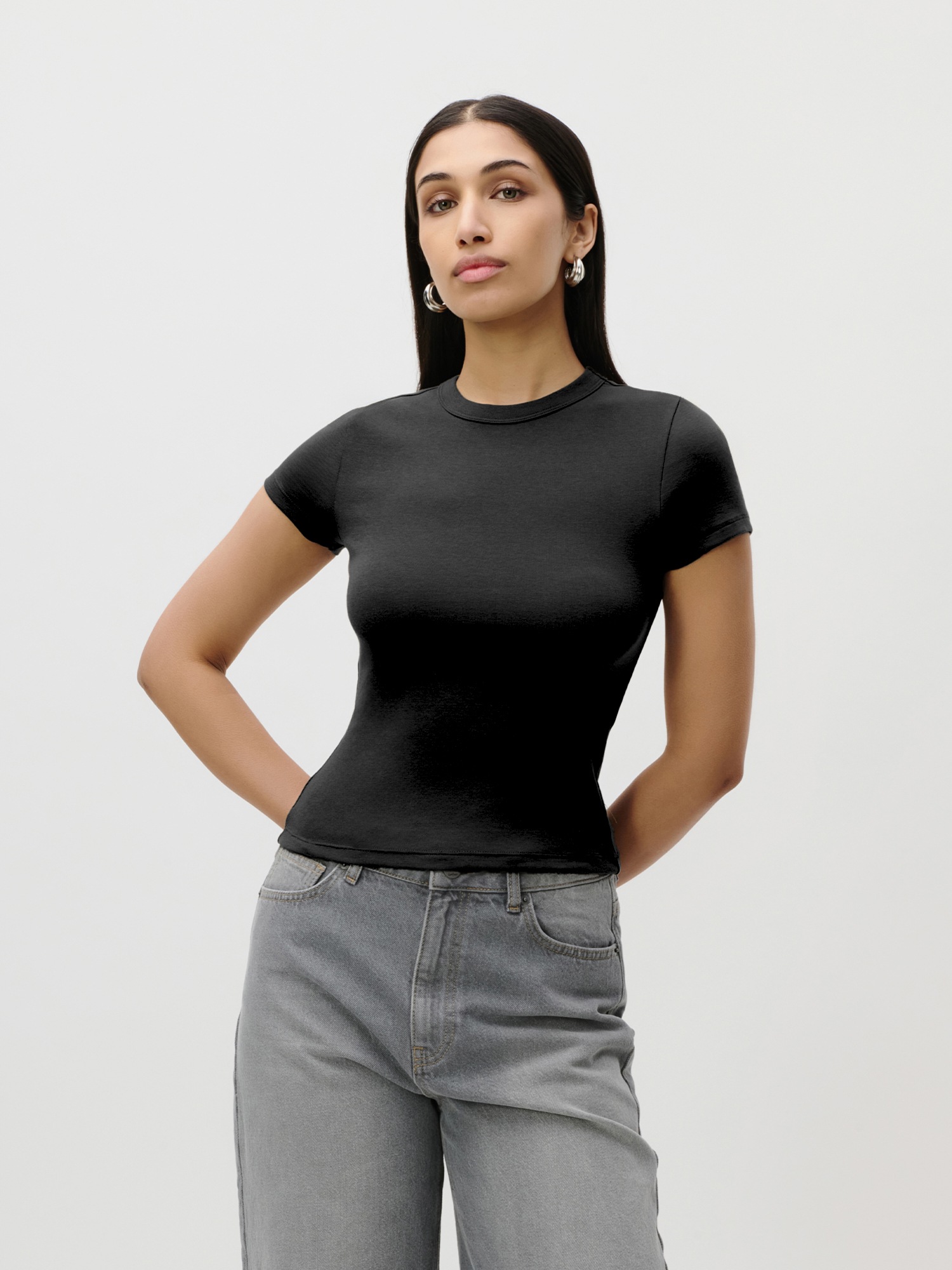 Image of LeGer T-Shirt "Ria, LeGer by Lena Gercke" schlicht, slim fit