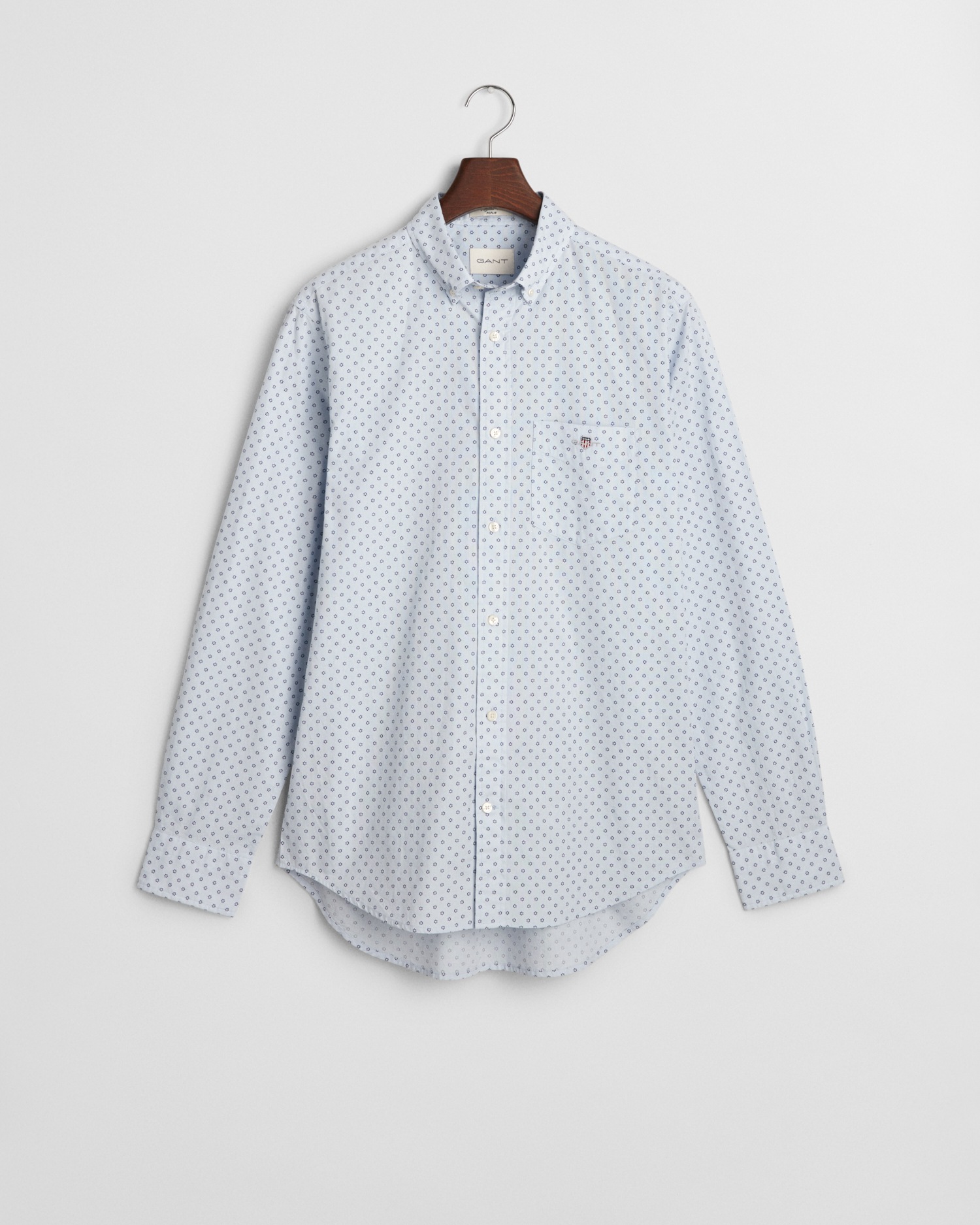 Gant Langarmhemd »REG MICRO PRINT SHIRT«, mit modischem Muster