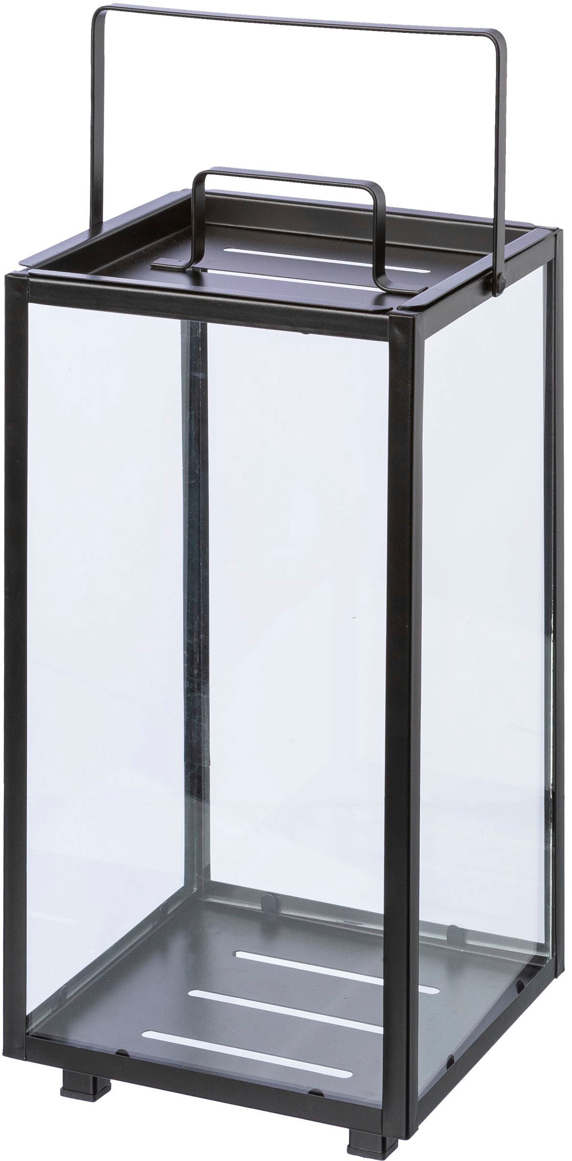 Image of GOODproduct Kerzenlaterne "Anela, Stumpenkerzenhalter" Kerzenhalter aus Metall und Glas