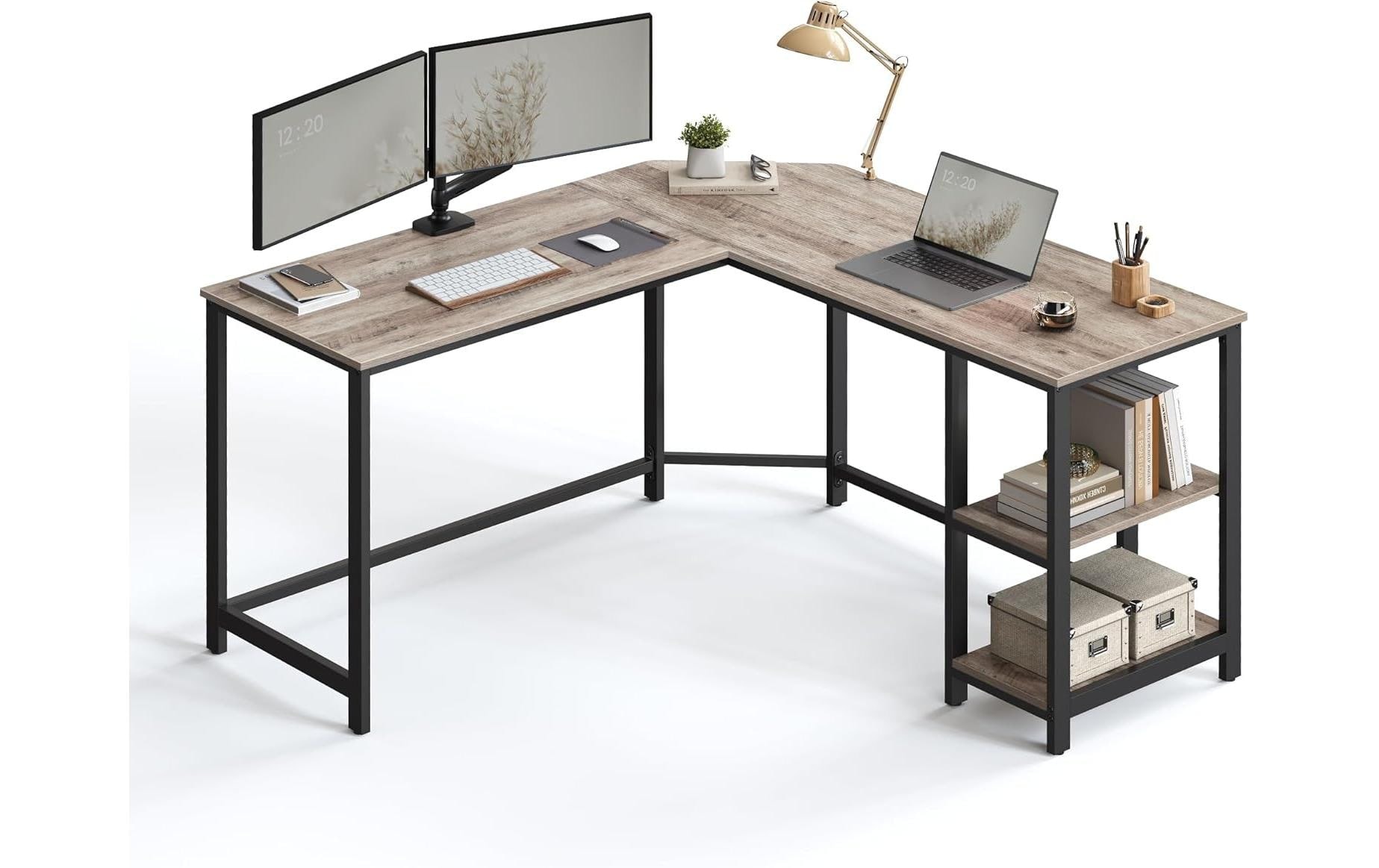 VASAGLE Bureau »Greige 138 cm«