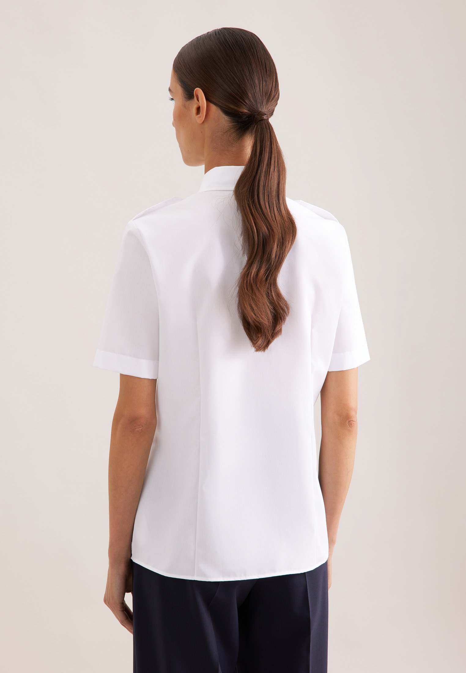 seidensticker Blouse à manches courtes 1/2 Uni