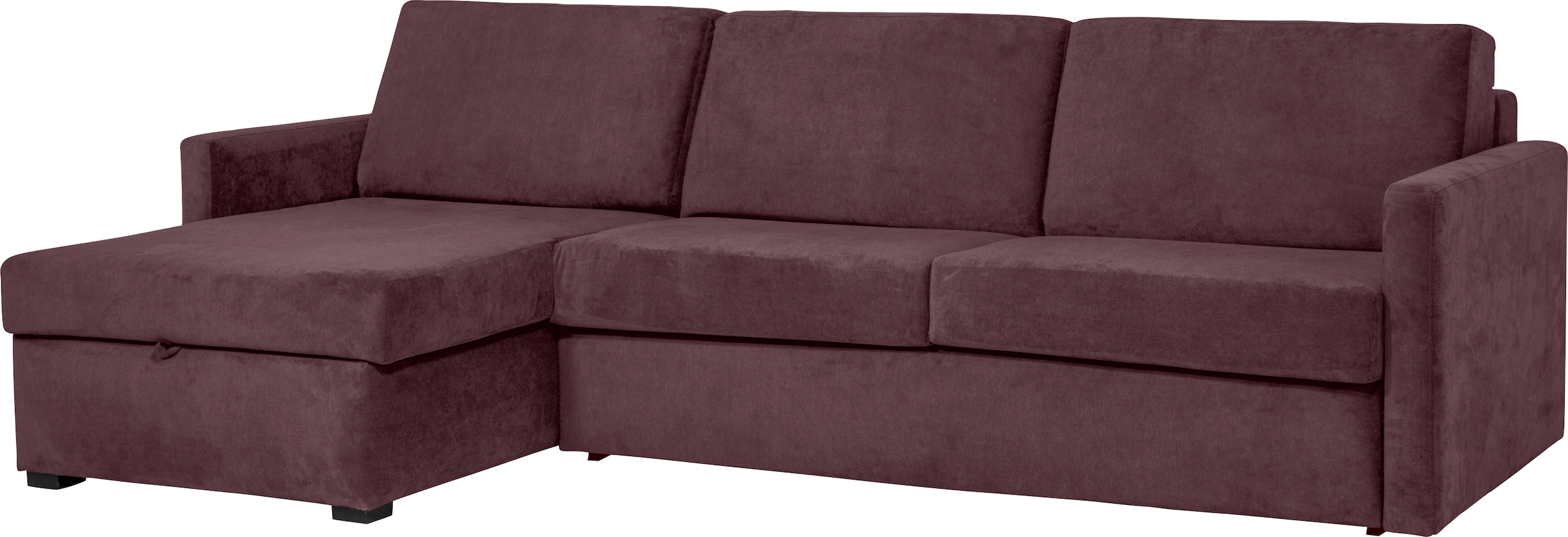 Places of Style Schlafsofa »GOLDPOINT Ecksofa 264 cm, Liegefläche (140/200cm), L-Form,«, Bettfunktion, Bonell-Federkernmatratze und Dauerschläfer-Funktion