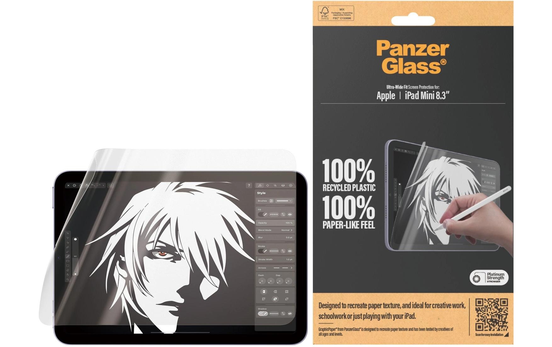 Image of PanzerGlass Schutzfolie "UWF GraphicPaper iPad mini 6th Gen, 8,3"