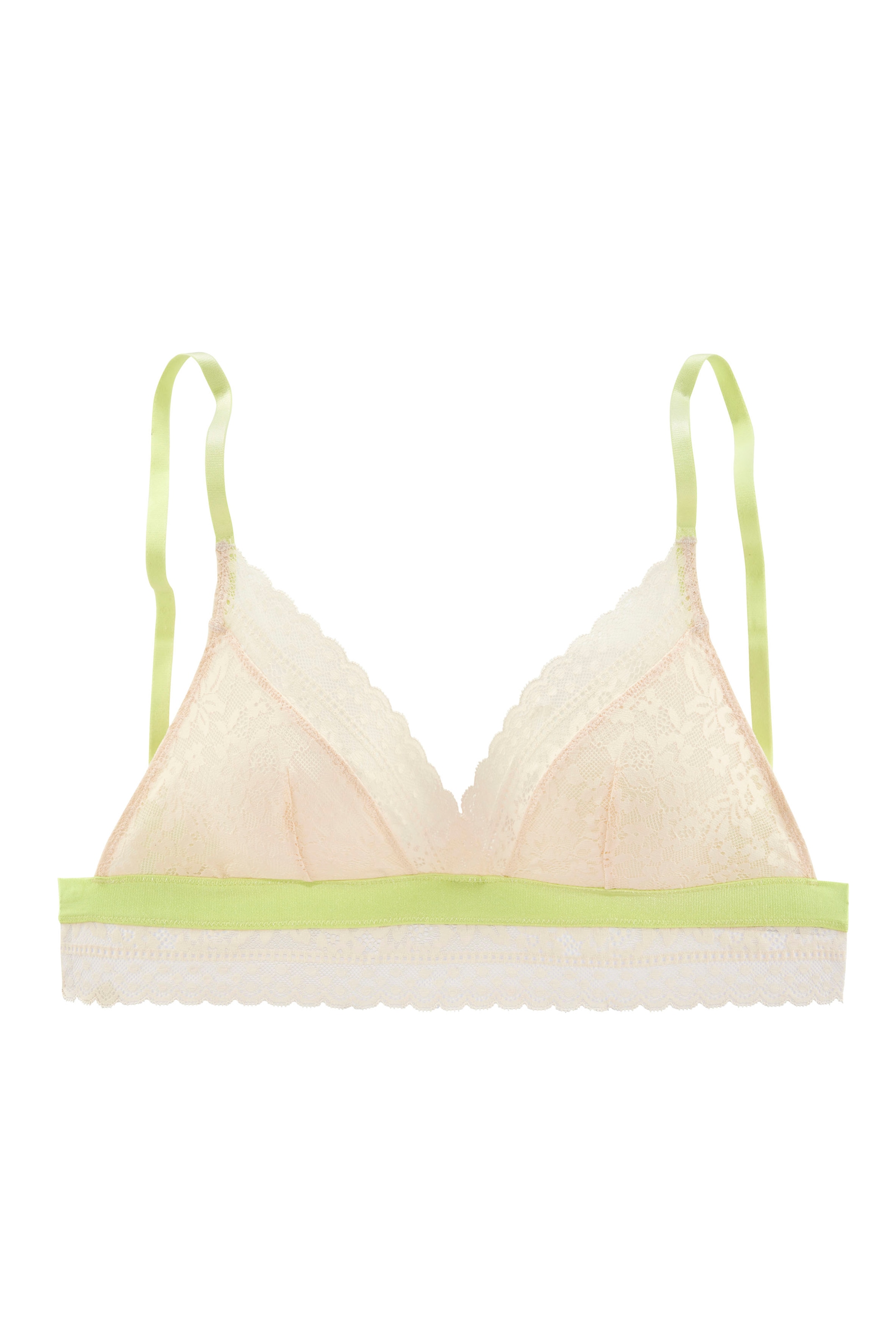 Vivance Soutien-gorge à bretelles », BH ohne Bügel, Triangel-BH, Spitzen-BH, bügelloser BH, Viola« peut être combiné en ensemble de lingerie, lingerie