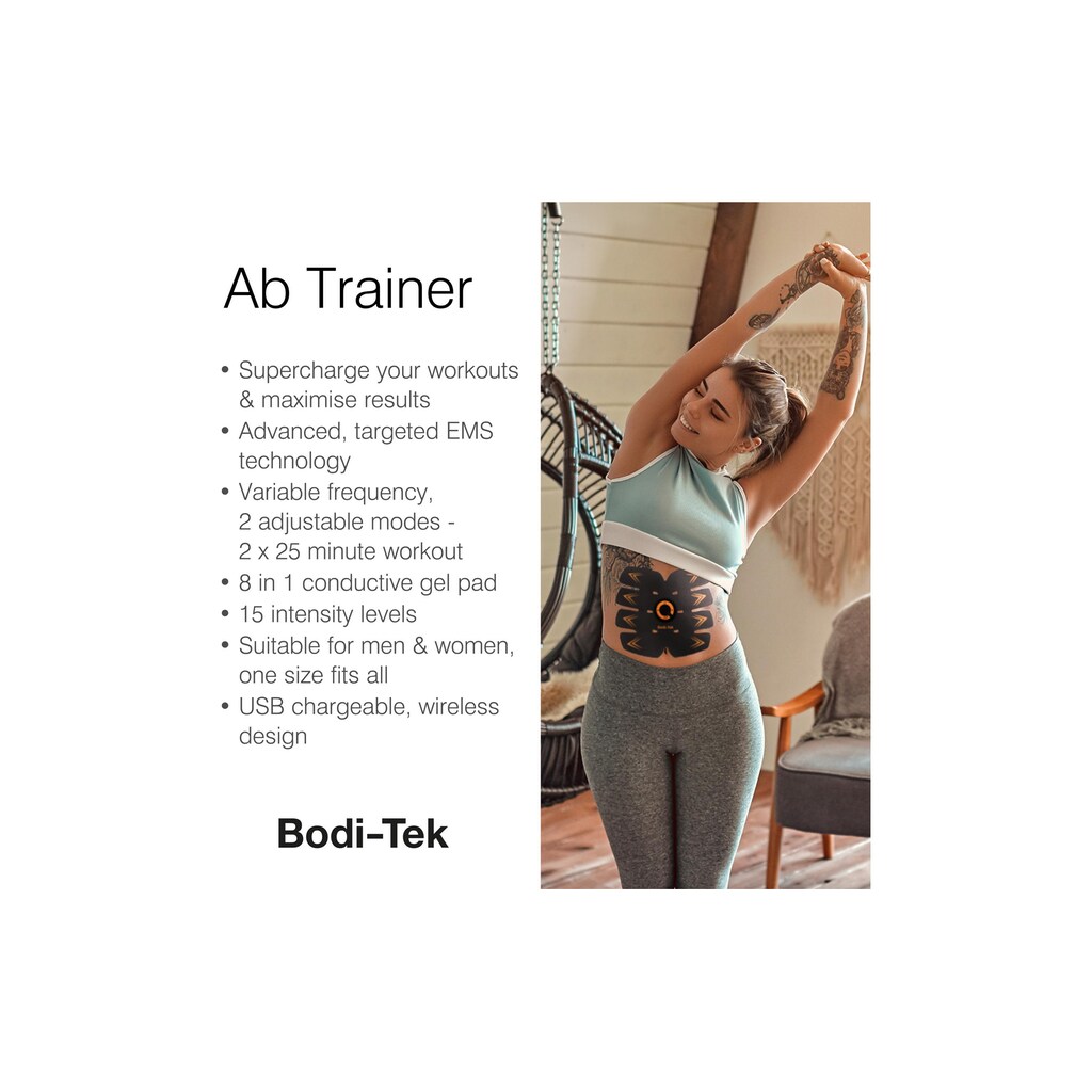 Bodi-Tek EMS-Bauchmuskeltrainer »Ab Trainer«
