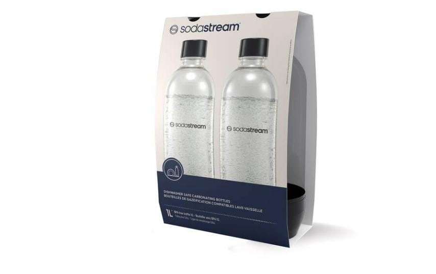 SodaStream Wassersprudler Flasche »Regular TP Black DWS, 2 Stück«