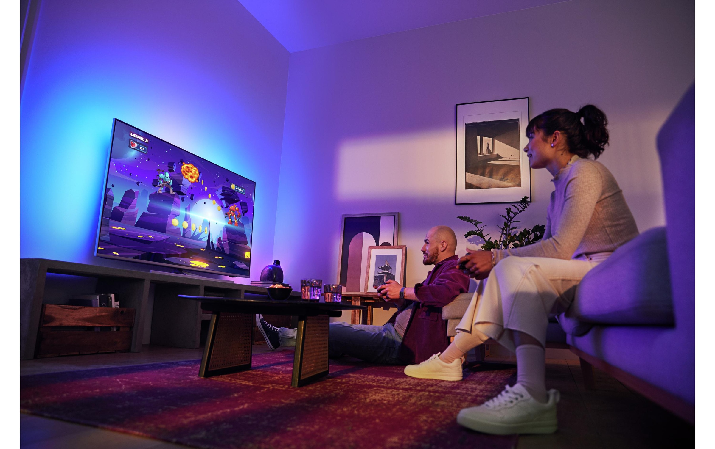 Philips LED-Fernseher »50PUS8506/12 50 3840 x 21«, 4K Ultra HD