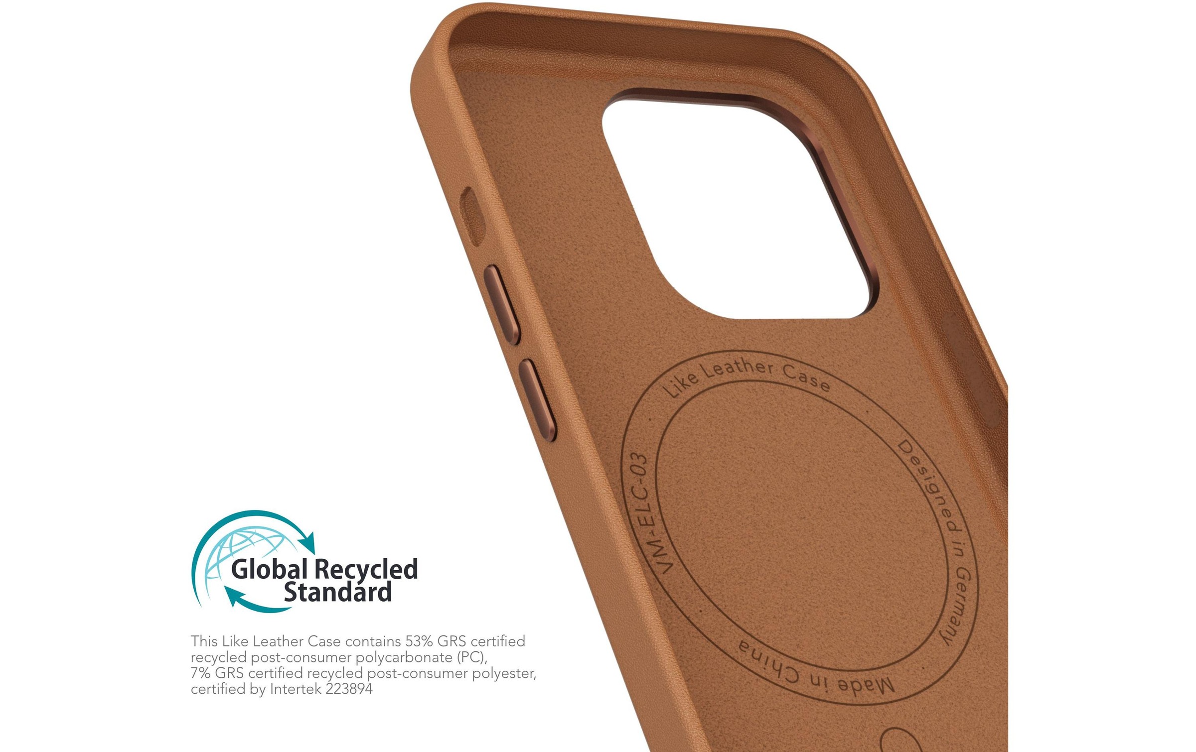 VONMÄHLEN Backcover »Like Leather iPhone 16 Pro Max«, Apple iPhone 16 Pro Max