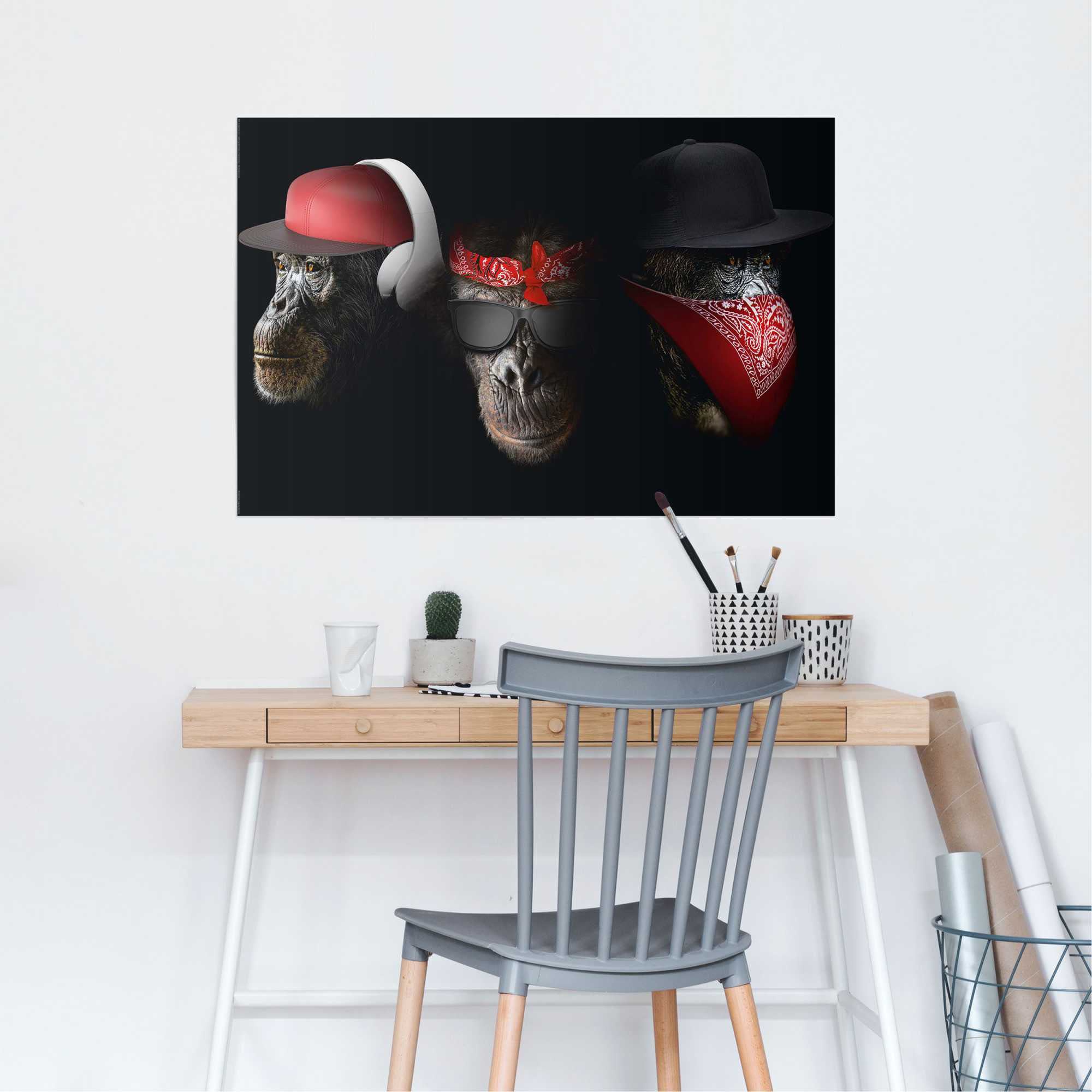 Reinders! Poster »Höre Sehen Sage nichts«