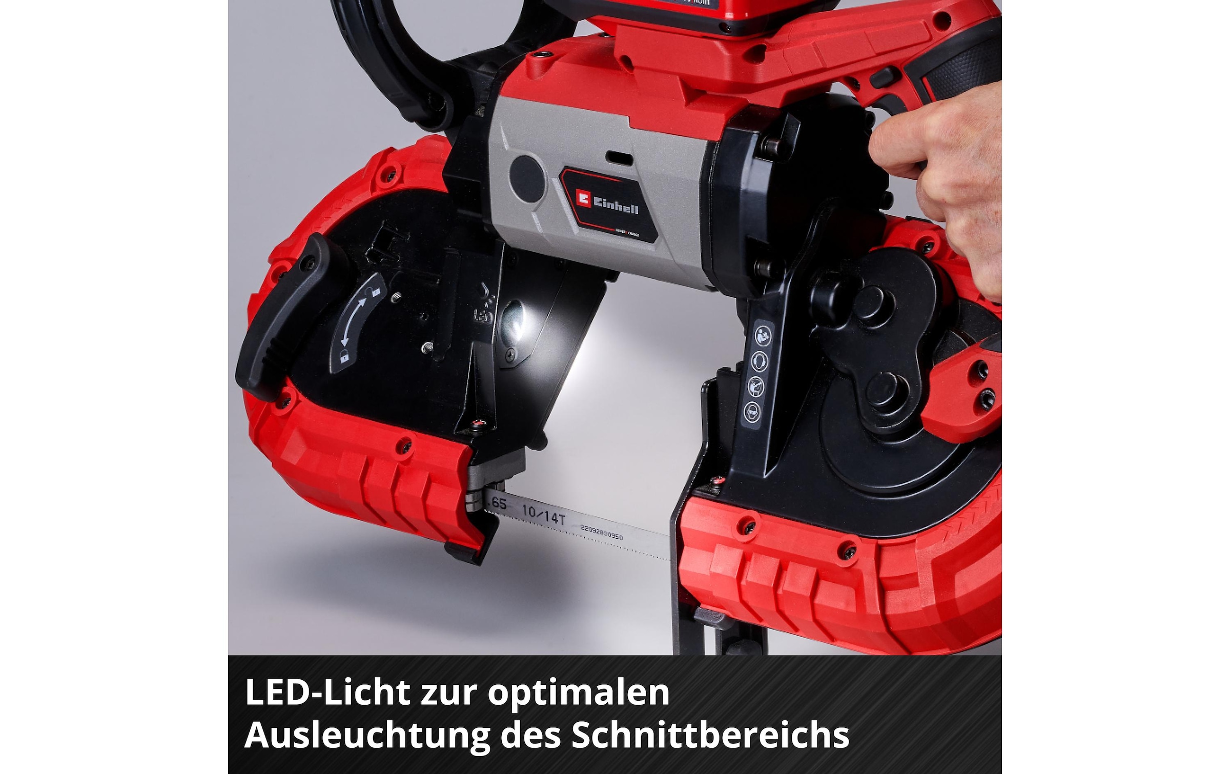 Einhell Scie à ruban »TE-MB 18/127 Li-Solo« Ausstattung: Ohne Akku & Ladegerät