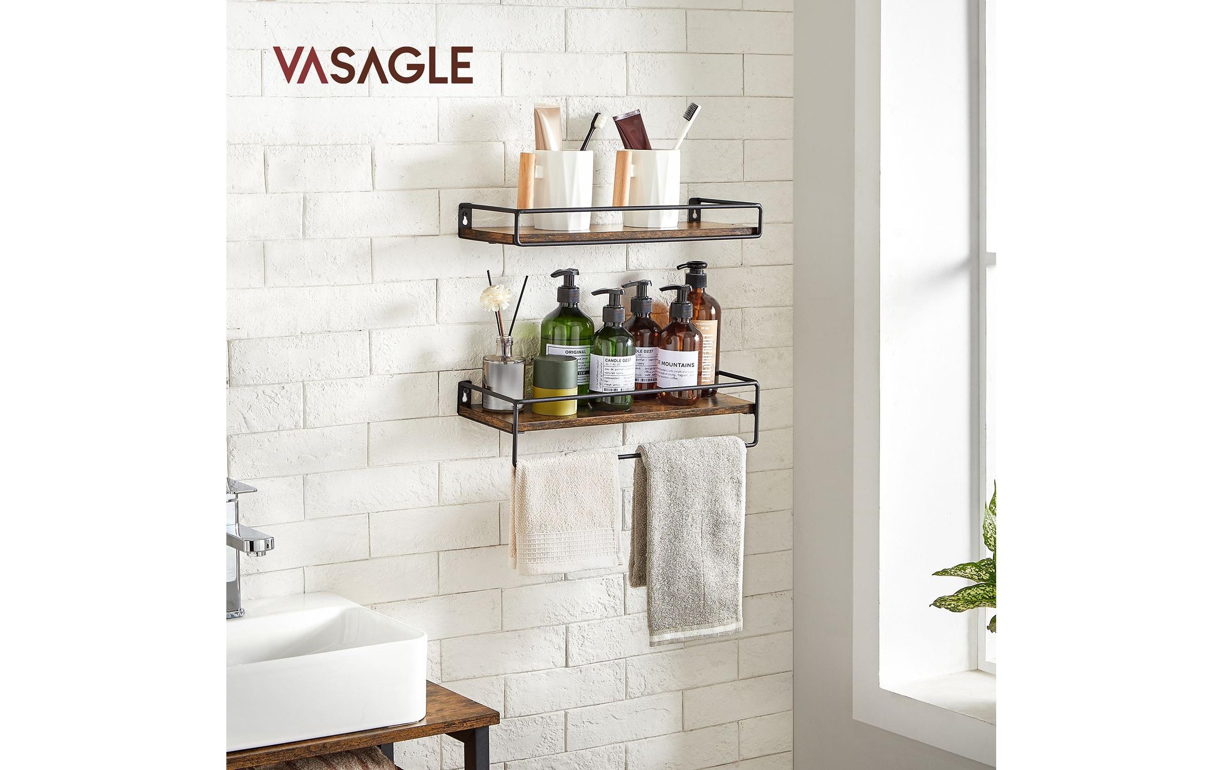 VASAGLE Wandregal »2er-Set«
