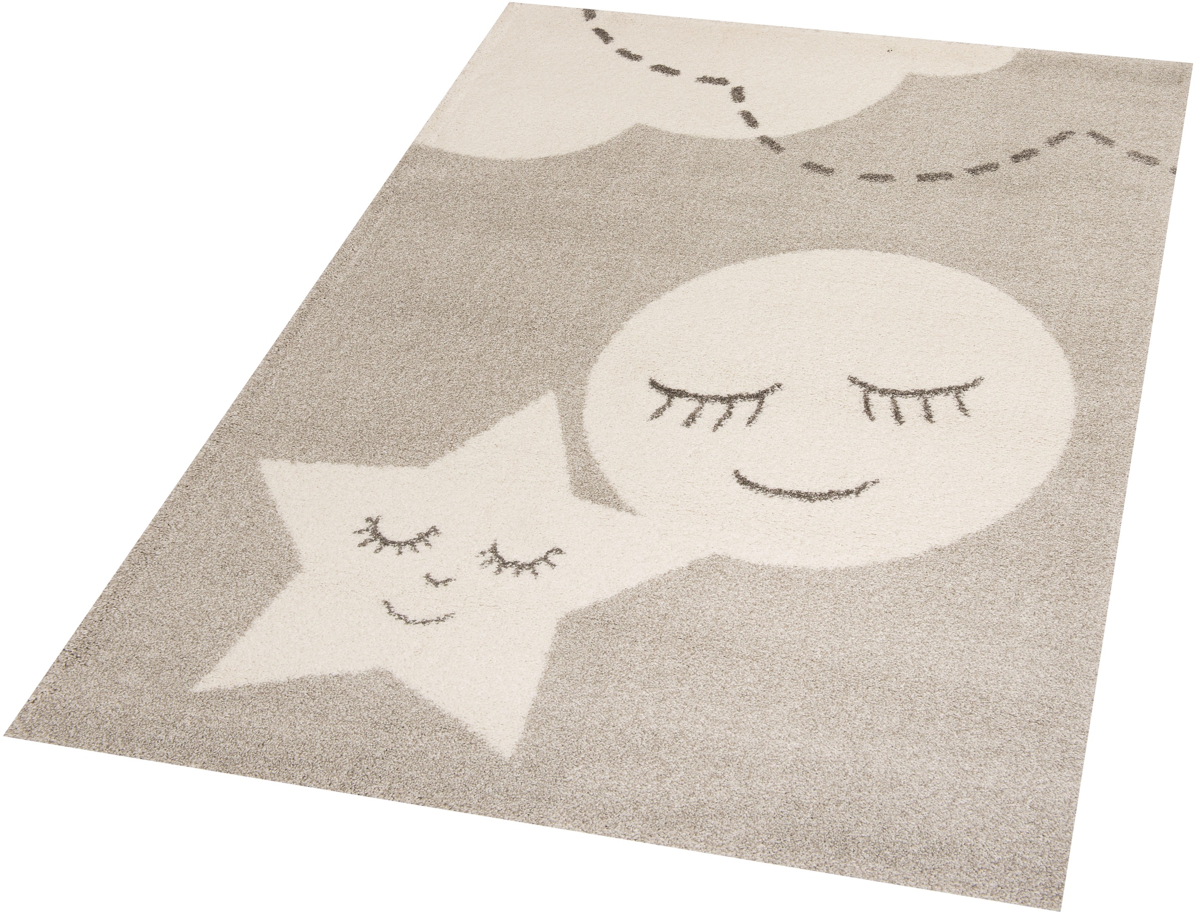 Image of Zala Living Kinderteppich »Star and Moon«, rechteckig, 18 mm Höhe, Spielunterlage, besonders weich durch Microfaser bei Ackermann Versand Schweiz