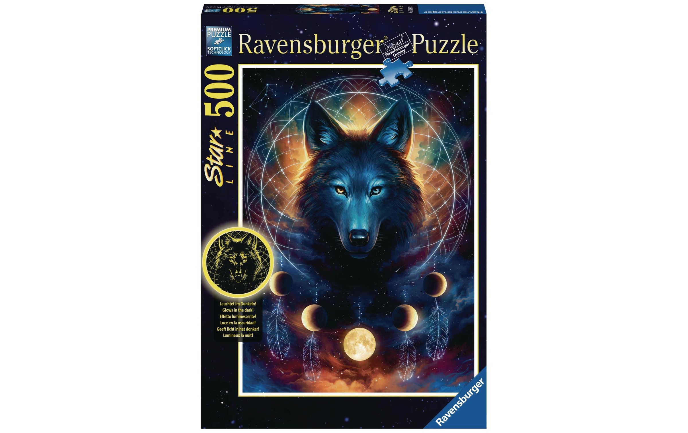 Image of Ravensburger Puzzle »Leuchtender Wolf« bei Ackermann Versand Schweiz