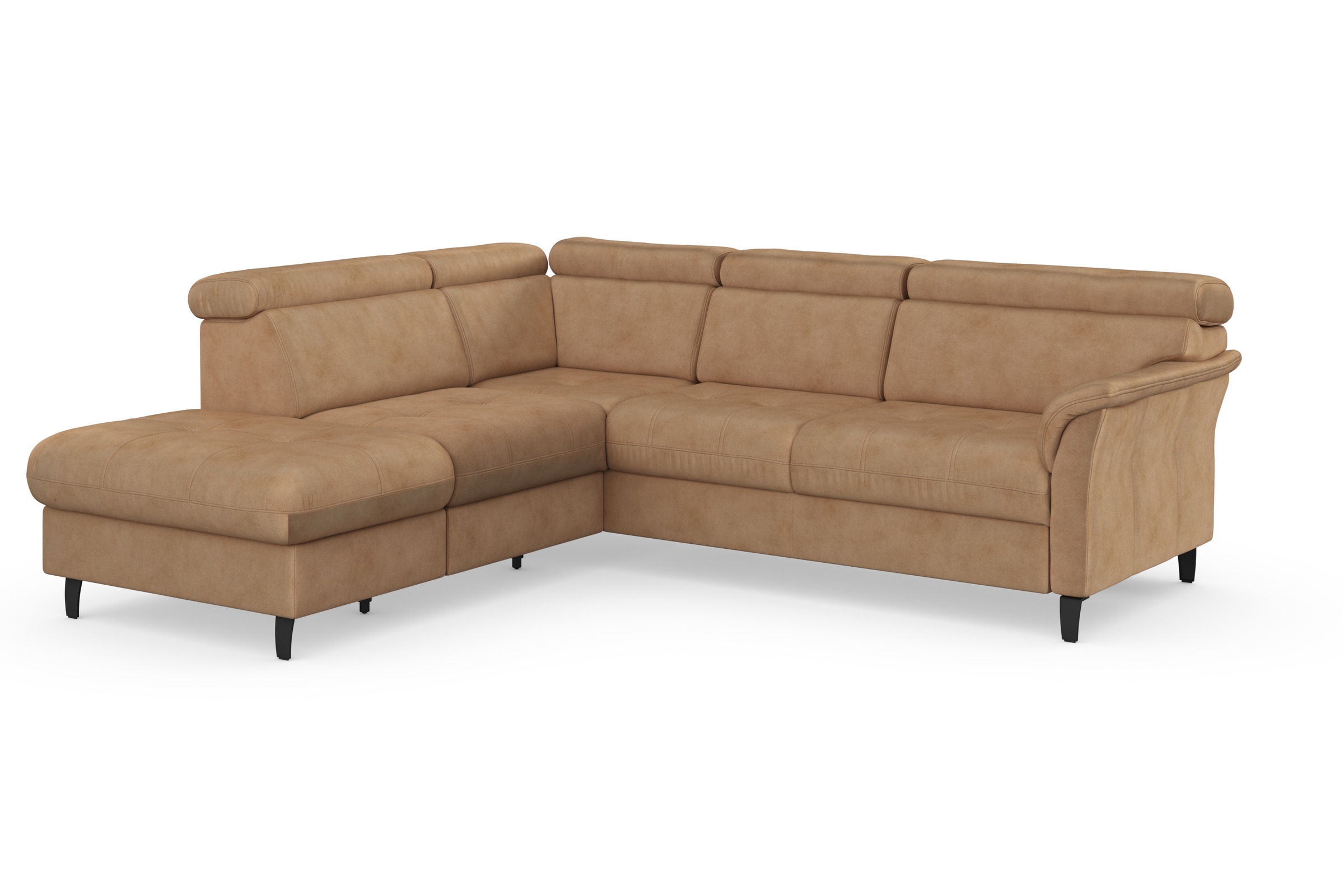 sit&more Ecksofa »Marano L-Form« inklusive Kopfteilverstellung, wahlweise mit Bettfunktion, Bettkasten