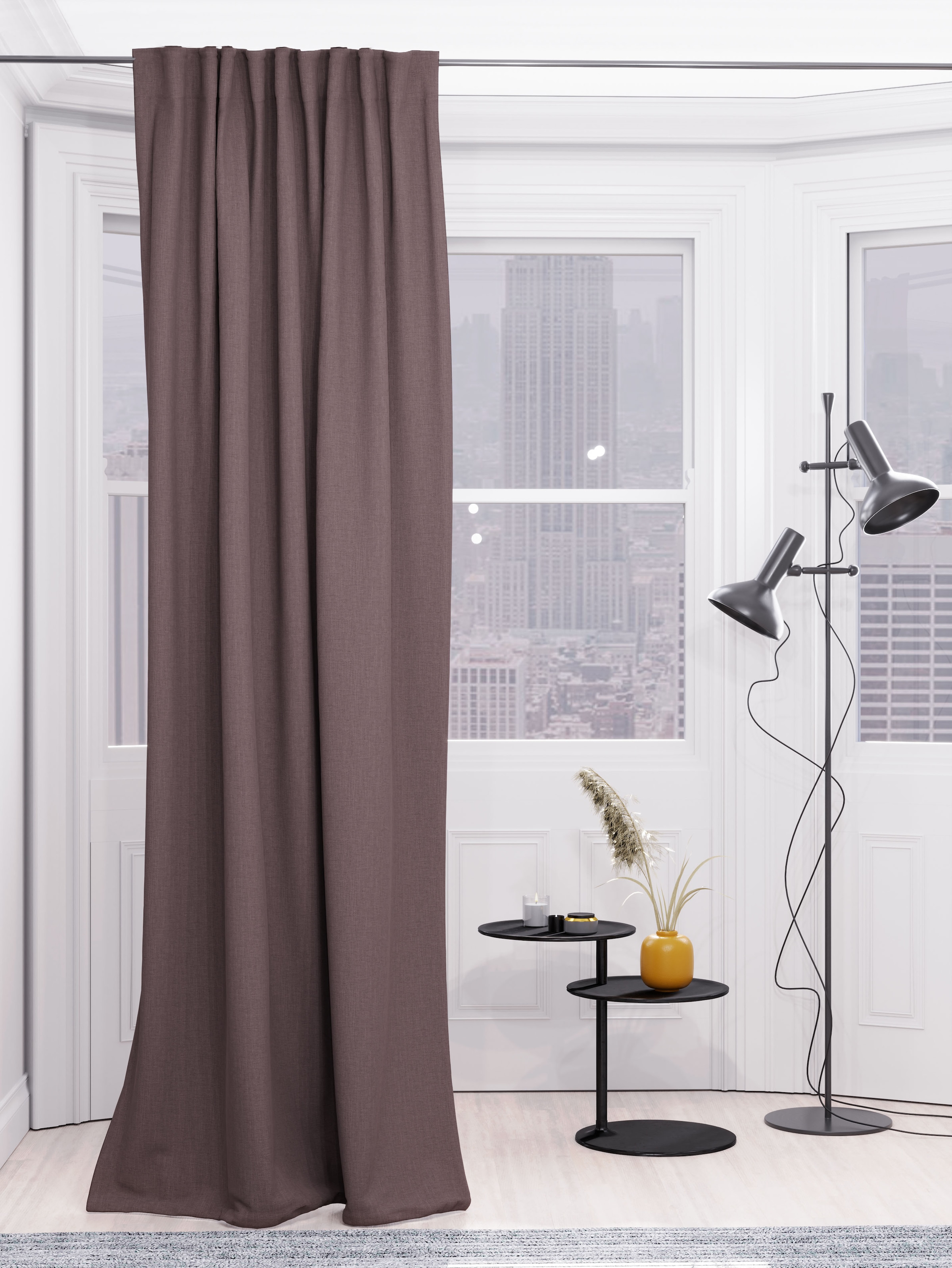 HOMING Vorhang »Kjell«, (1 St.), blickdicht, uni, Türvorhang, Wohnzimmer,  Schlafzimmer kaufen