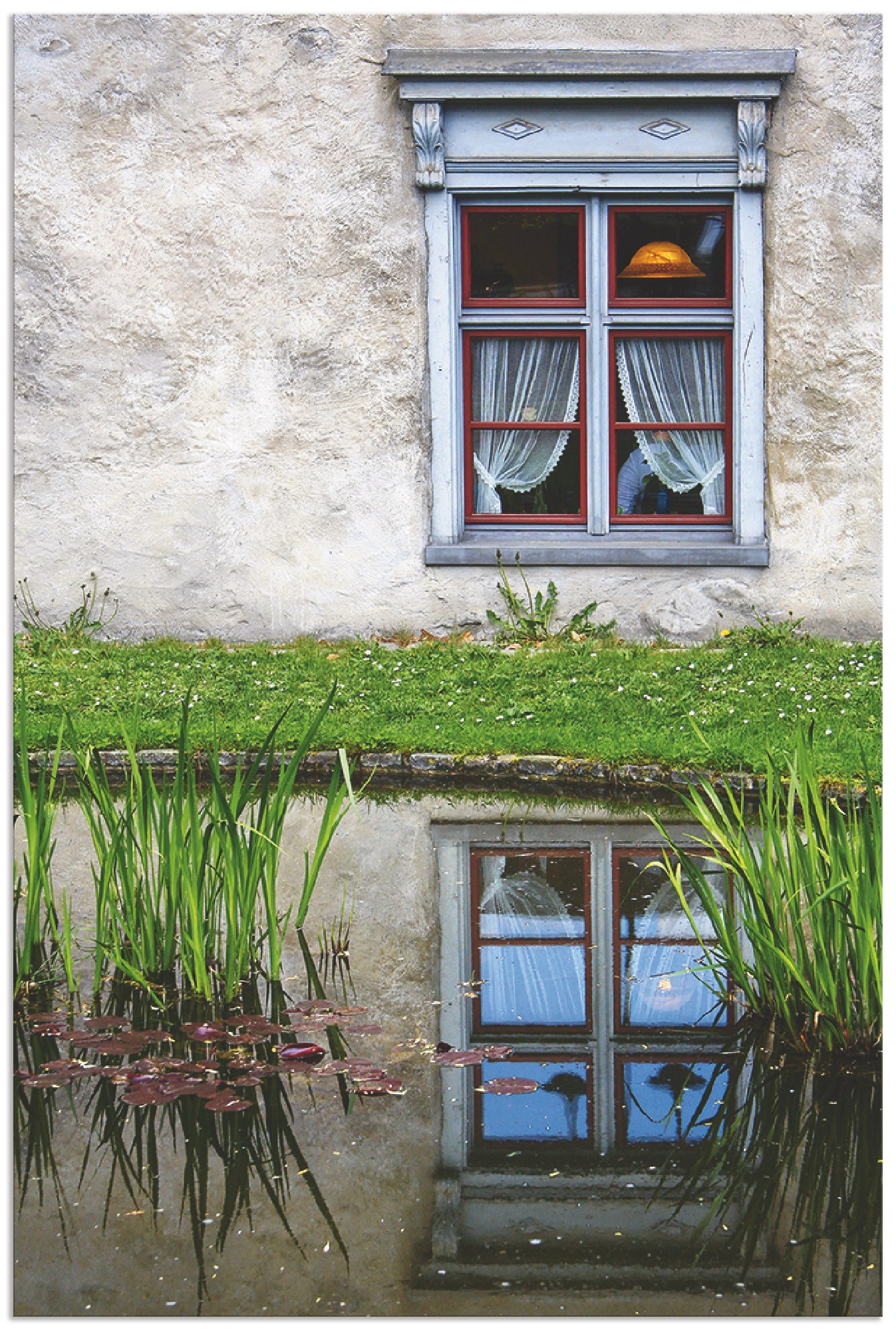 Image of Artland Wandbild »Fenster«, Fenster & Türen, (1 St.), in vielen Grössen & Produktarten - Alubild / Outdoorbild für den Aussenbereich, Leinwandbild, Poster, Wandaufkleber / Wandtattoo auch für Badezimmer geeignet bei Ackermann Versand Schweiz