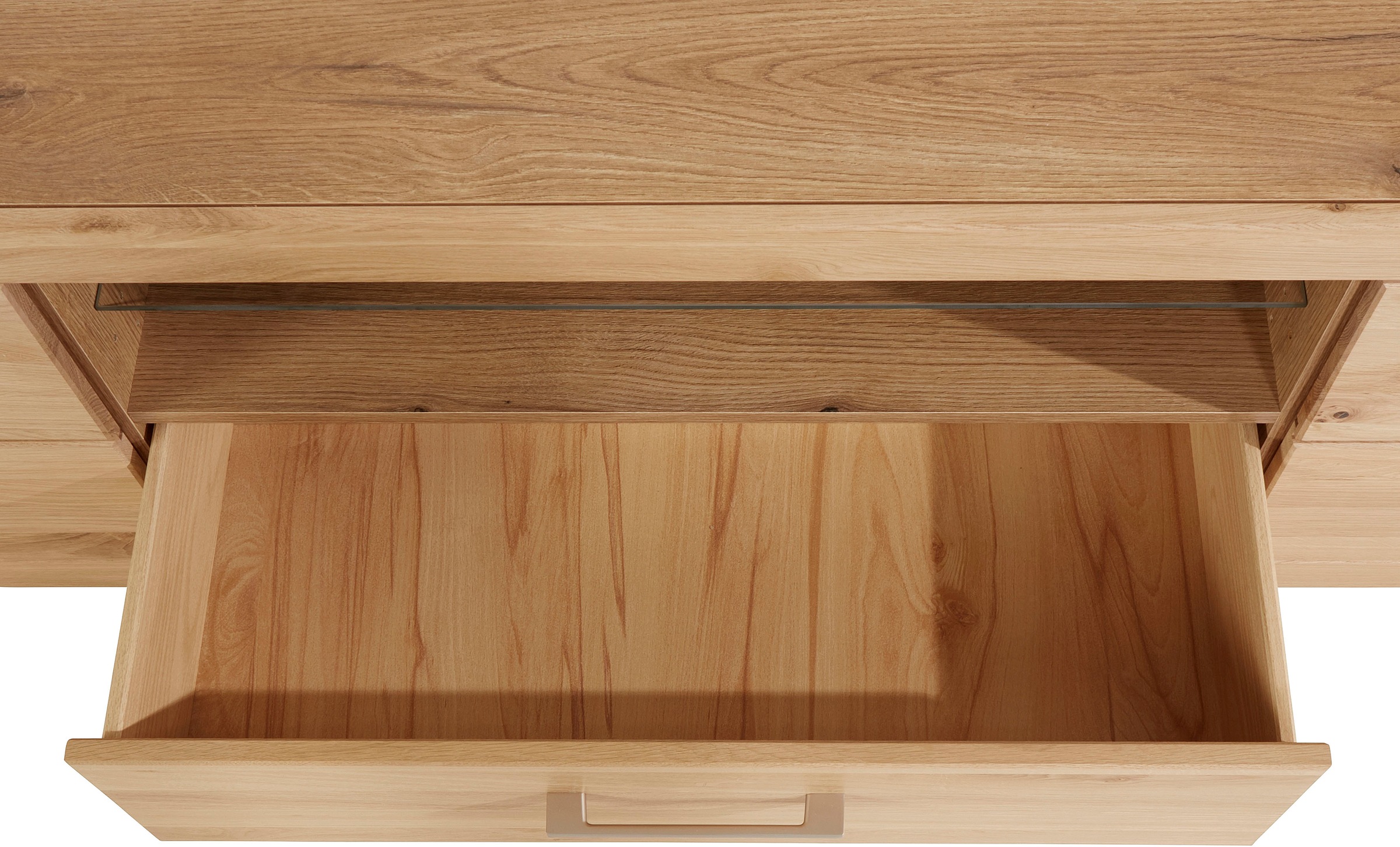 VOGL Möbelfabrik Lowboard »1237« Massivholzfront, Breite ca. 171 cm, mit Softclose Funktion