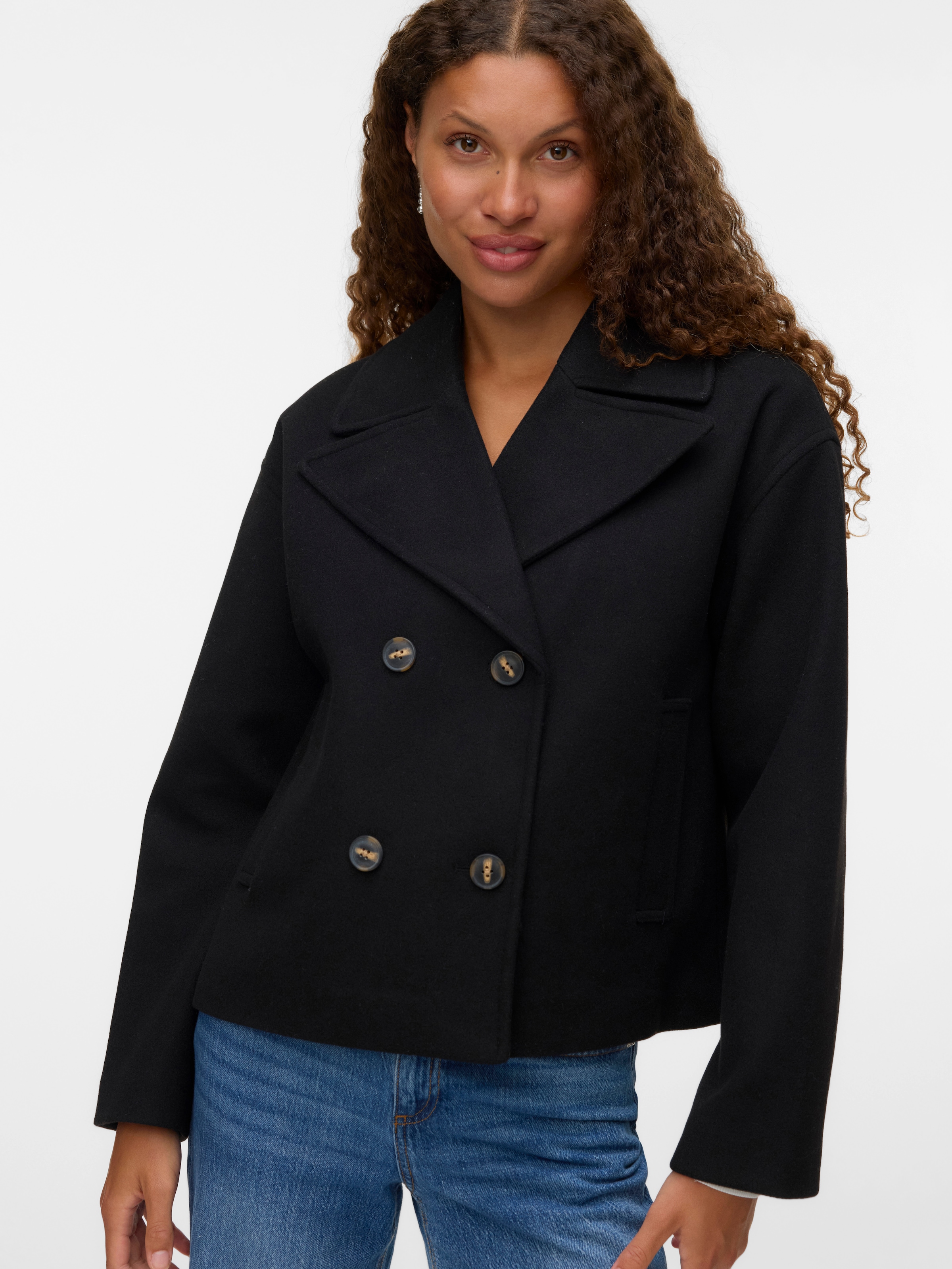 Image of Vero Moda Cabanjacke "VMVINCELINE SHORT JACKET NOOS" Kunstfaser