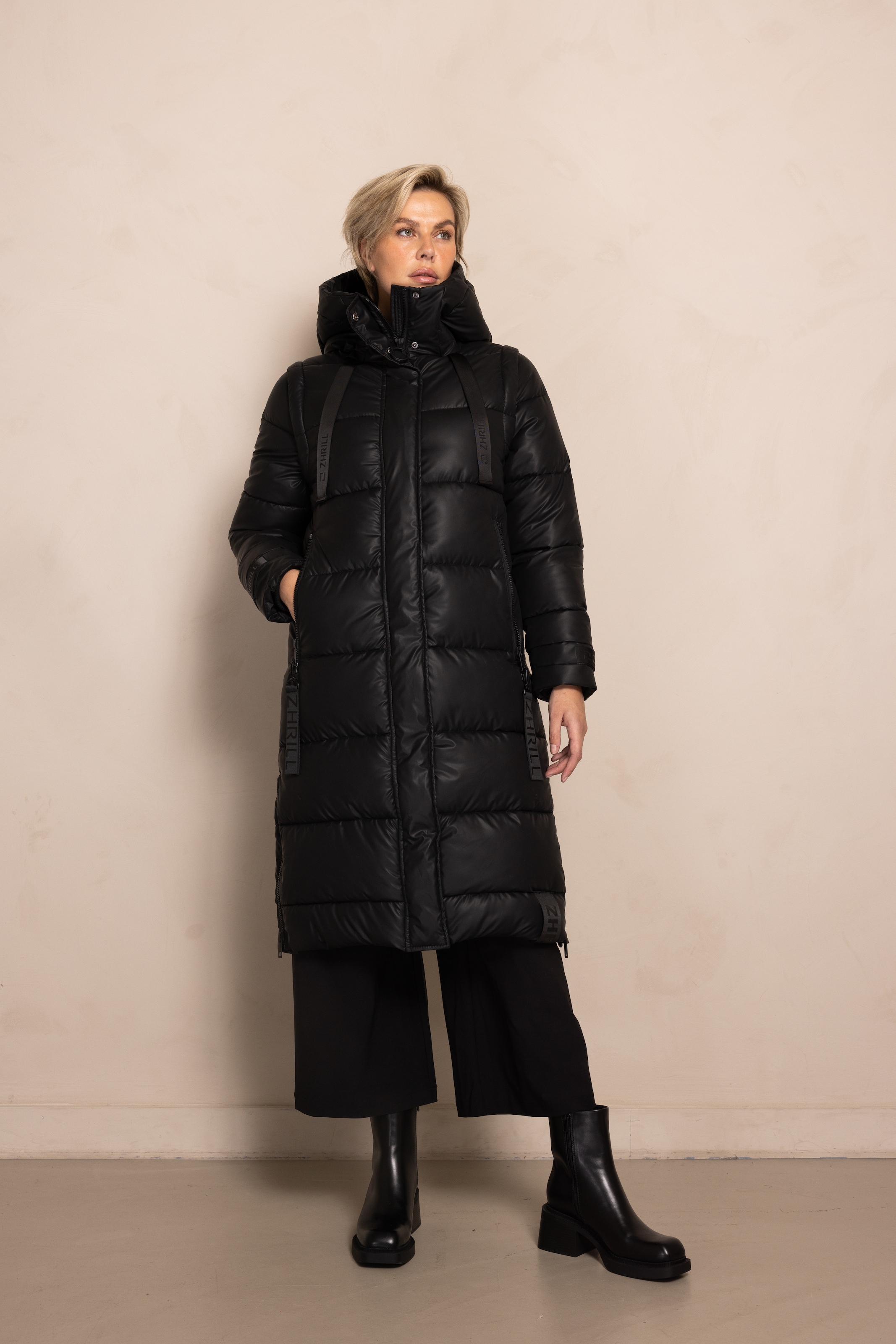 Zhrill Manteau matelassé »2 in 1 Mantel und Weste« Kapuze abnehmbar