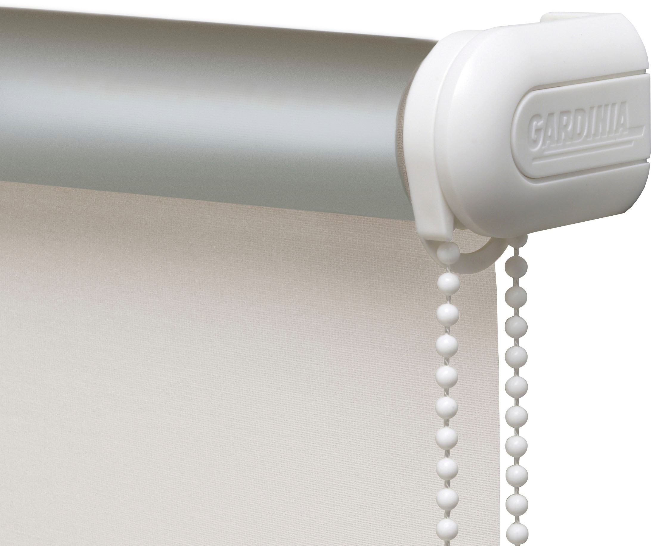 GARDINIA Seitenzugrollo »Uni-Rollo - Thermo Energiesparend«, verdunkelnd, energiesparend-Sichtschutz, mit Bohren, freihängend, Abschlussprofil in weiss