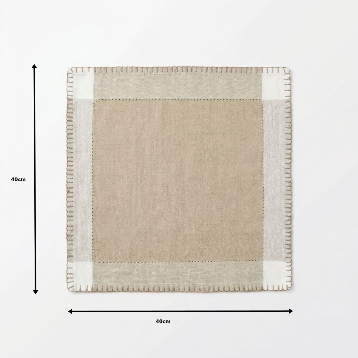 Home affaire Serviettenhalter »Serviette in beigetöne 6erSet«