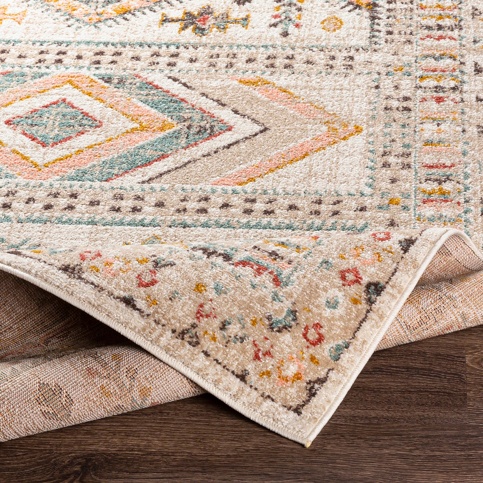 Livabliss Tapis »JAIPUR« Rectangulaire 13 mm Höhe Skandinavischer Teppich, Kurzflor Boho-Wohnzimmerteppich, Läufer