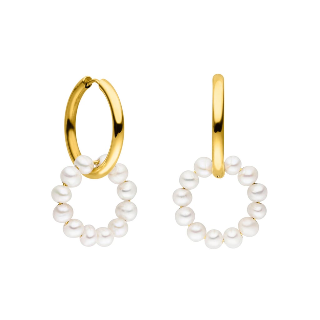 Purelei Paar Creolen »Schmuck Geschenk mit abnehmbaren Einhängern, 2110-Earring-Honu-Goldfarben«