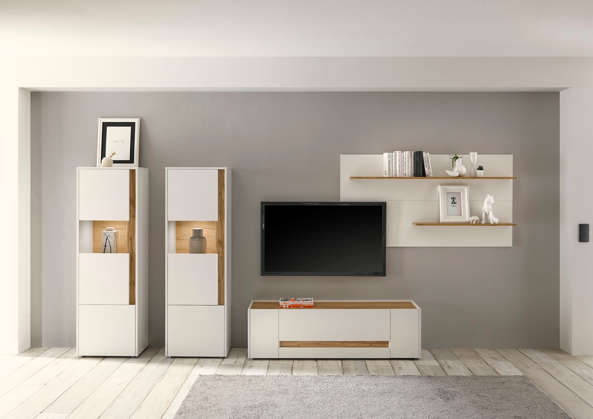 Home affaire Lowboard »City/Giron« Breite ca. 140 cm