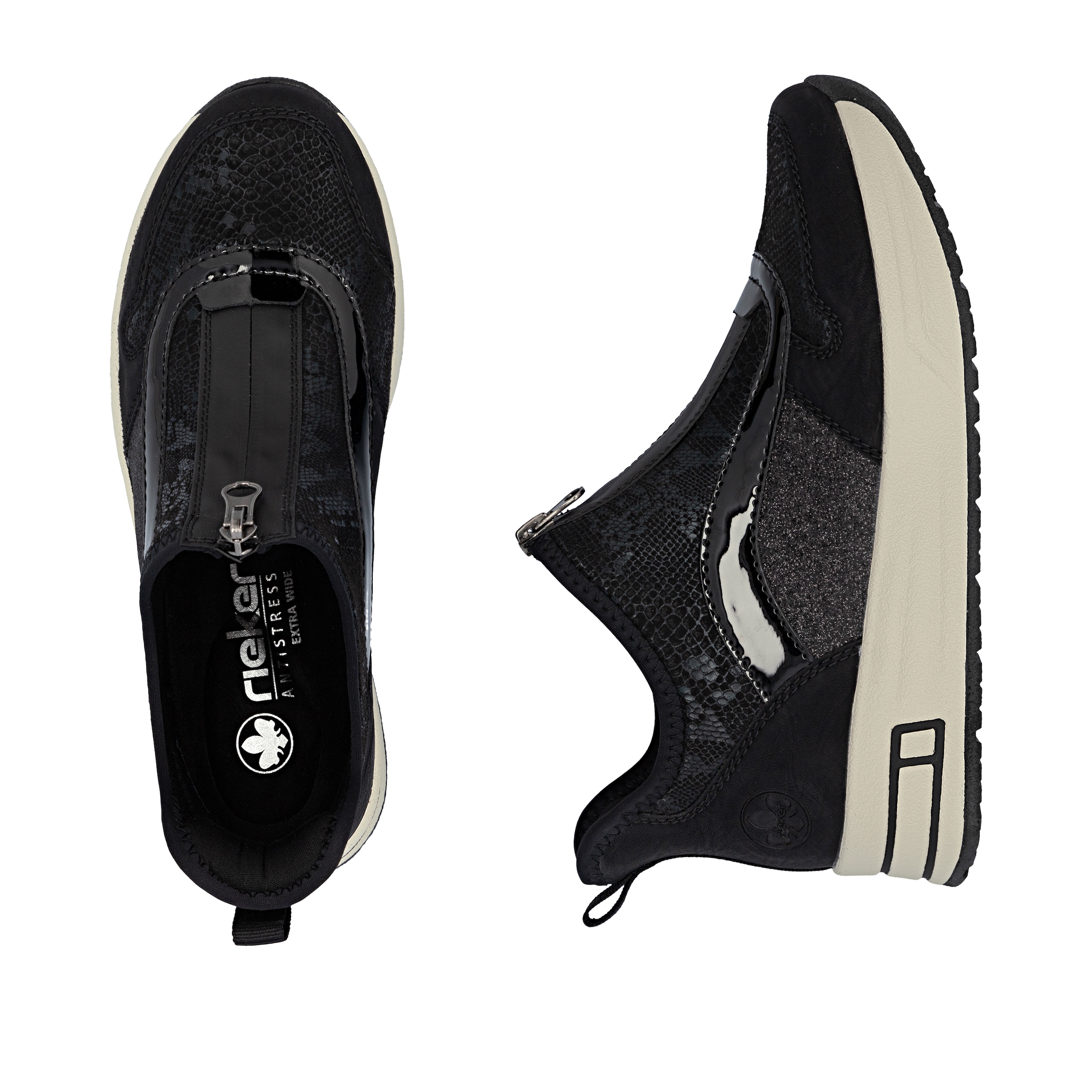 Rieker Sneakers »Ready2GO«  bottes à plateforme, bottines, baskets montantes avec fermeture éclair avant
