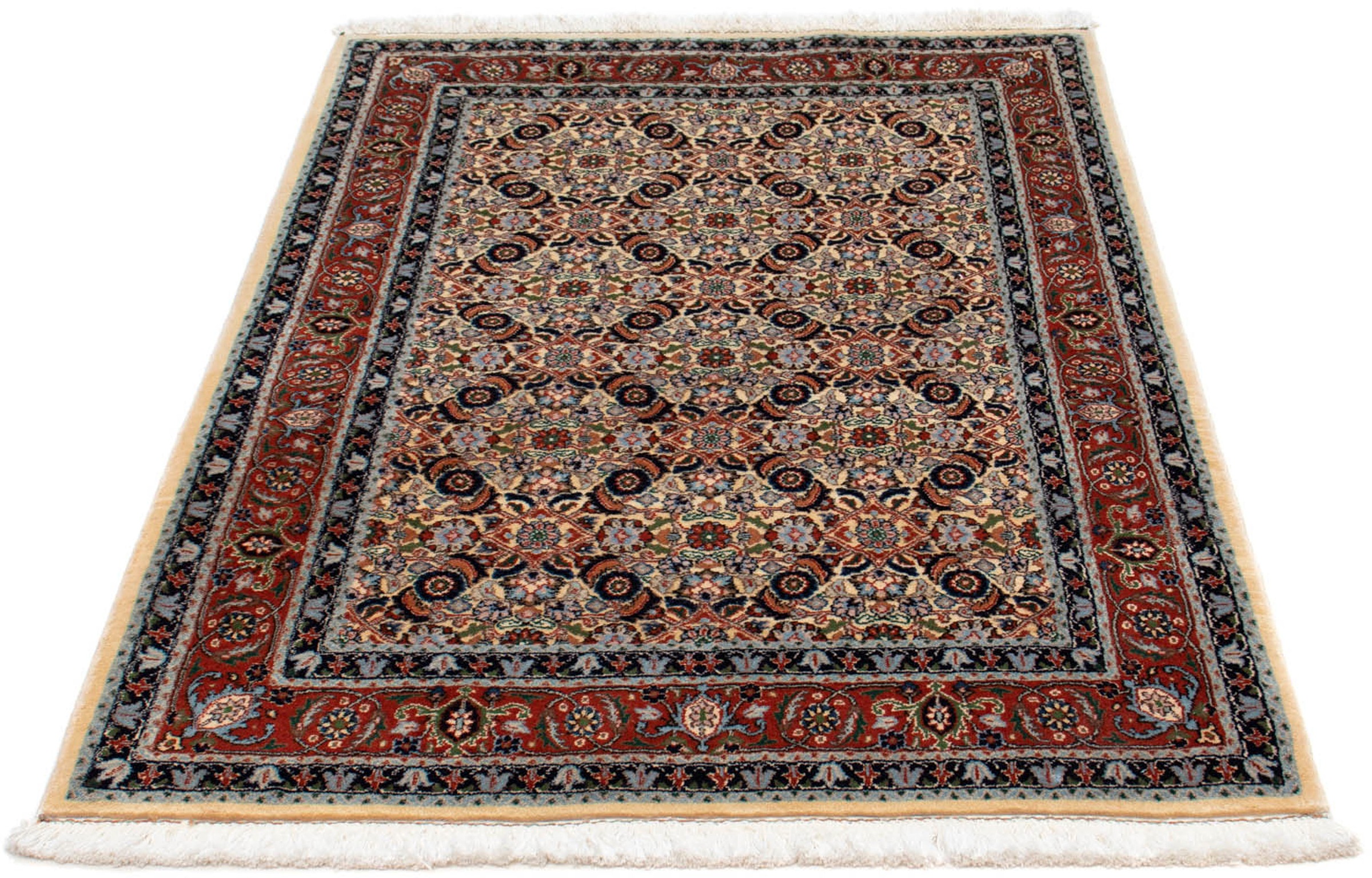 Image of morgenland Orientteppich »Perser - Classic - 153 x 102 cm - beige«, rechteckig, 10 mm Höhe, Wohnzimmer, Handgeknüpft, Einzelstück mit Zertifikat bei Ackermann Versand Schweiz