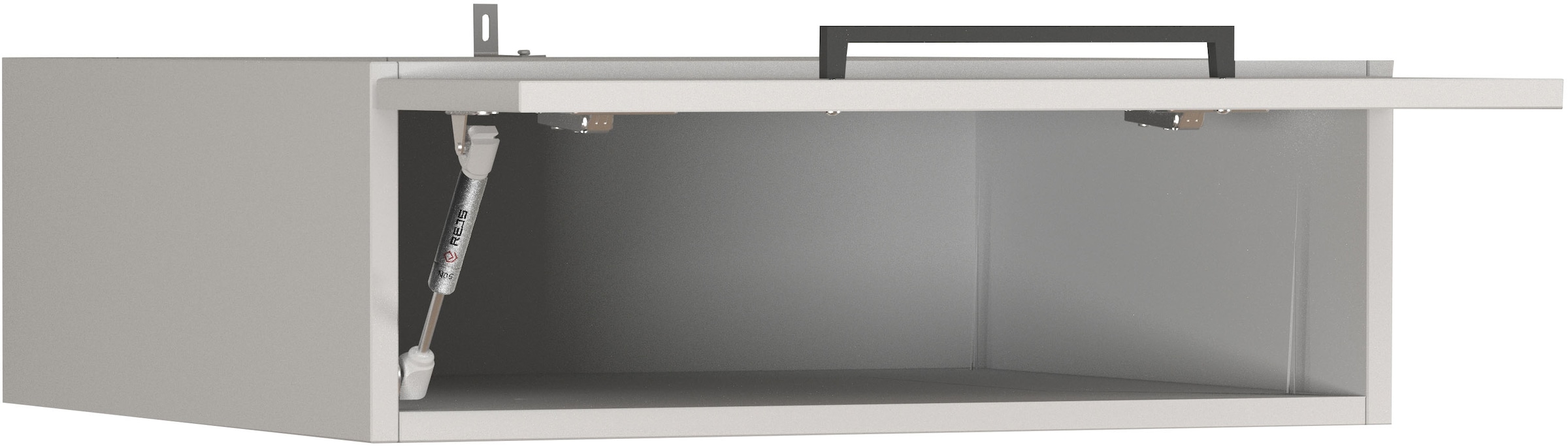KOCHSTATION Aufsatzschrank »Luna, Hängeschrank, Küchenhängeschrank, Made in Italy« B/T/H: 60×60×20 cm, zusätzlicher Stauraum über der Arbeitsfläche