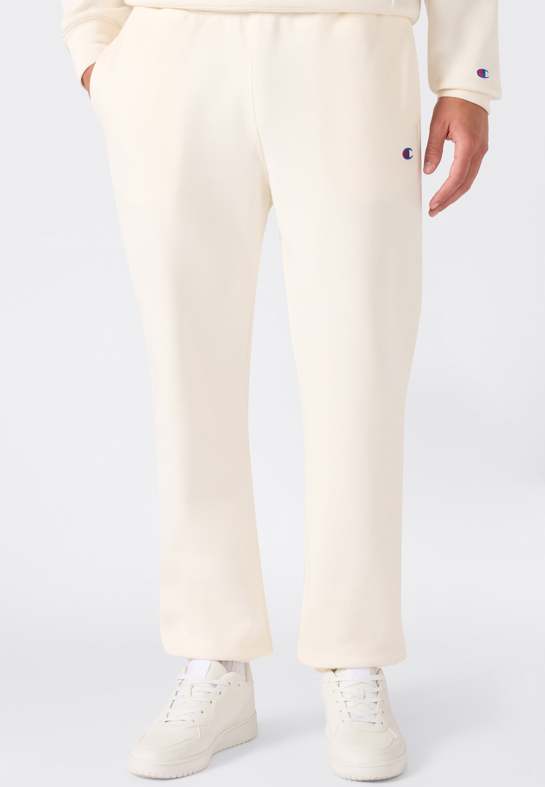 Image of Champion Jogginghose "SPORTWEAR CUFFED PANTS Relax Fit" mit Bündchen am Bein, Relax Fit, aus Baumwolle und Polyester