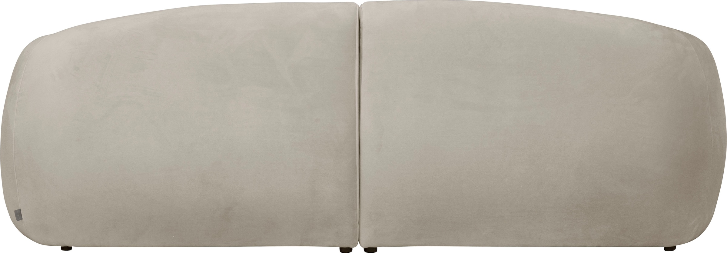 LeGer Home by Lena Gercke Big-Sofa »YANI, Designersofa, organische Form, Masse B/T/H: 240/64/81 cm«, mit Wellenunterfederung, auch in Bouclé, passend zur Serie