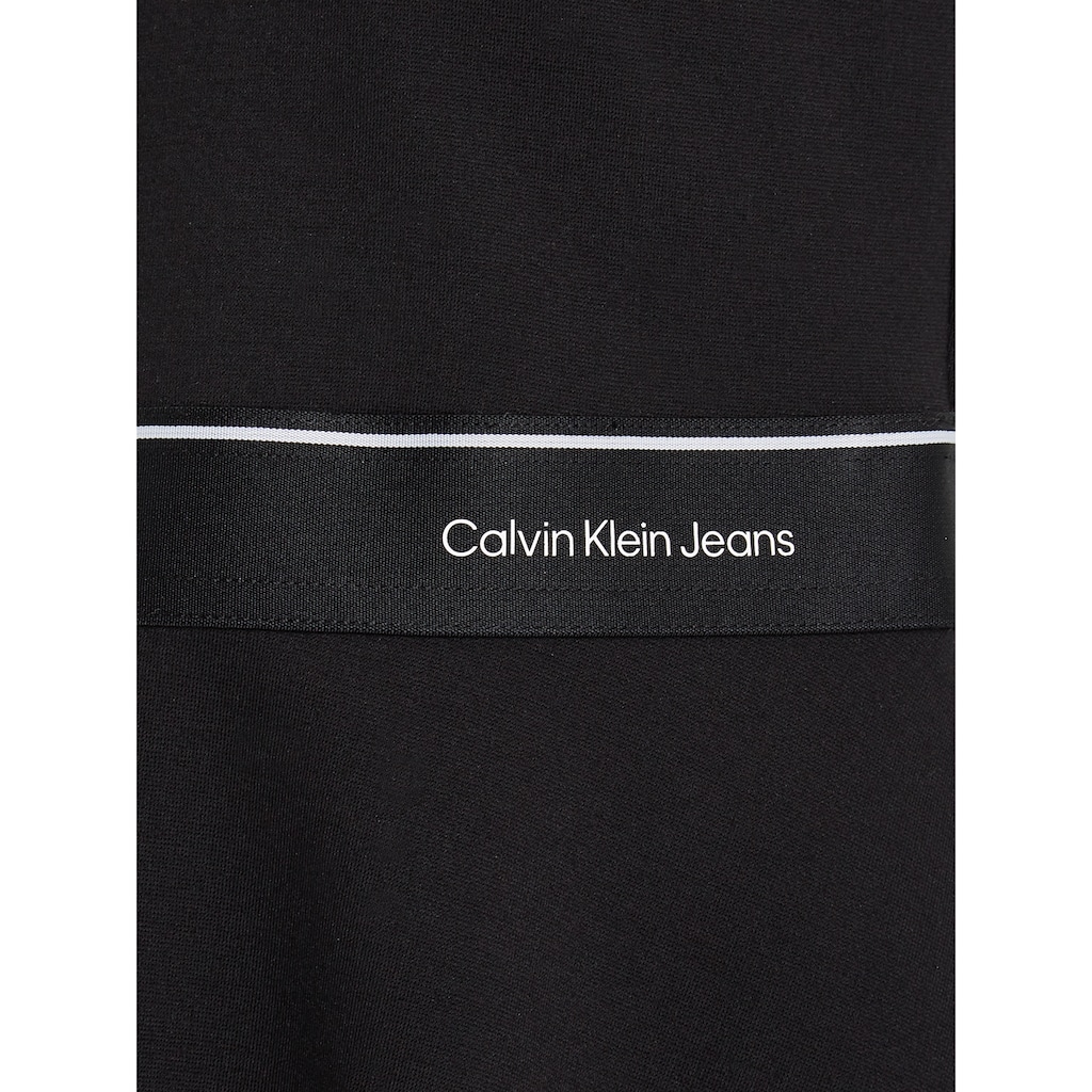 Calvin Klein Jeans Skaterkleid »LOGO TAPE SLEEVELESS PUNTO DRESS«, Kinder bis 16 Jahre