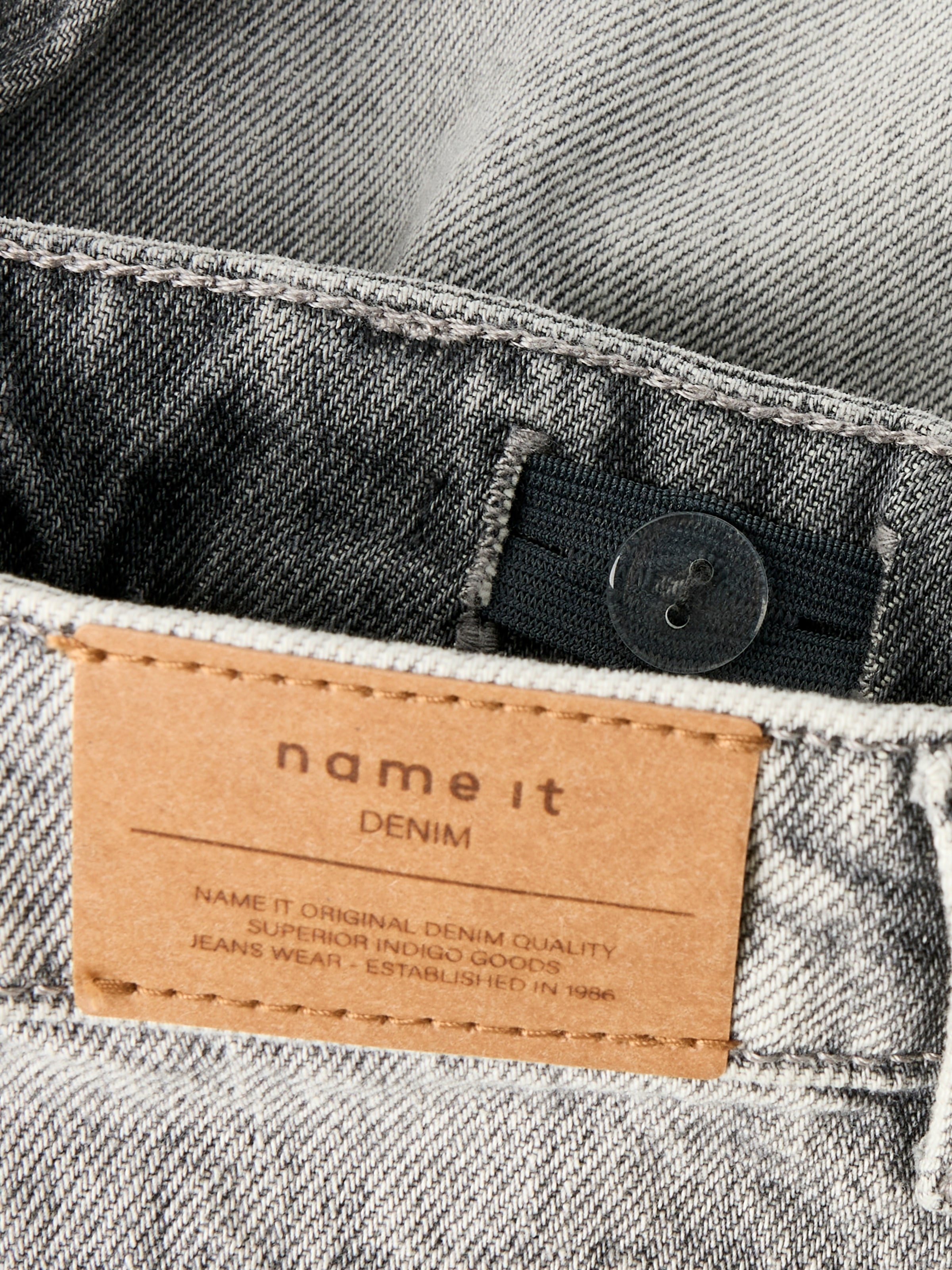Name It Short en jean »NKFROSE REG DNM SHORTS 6042-AC NOOS« coton, avec strass