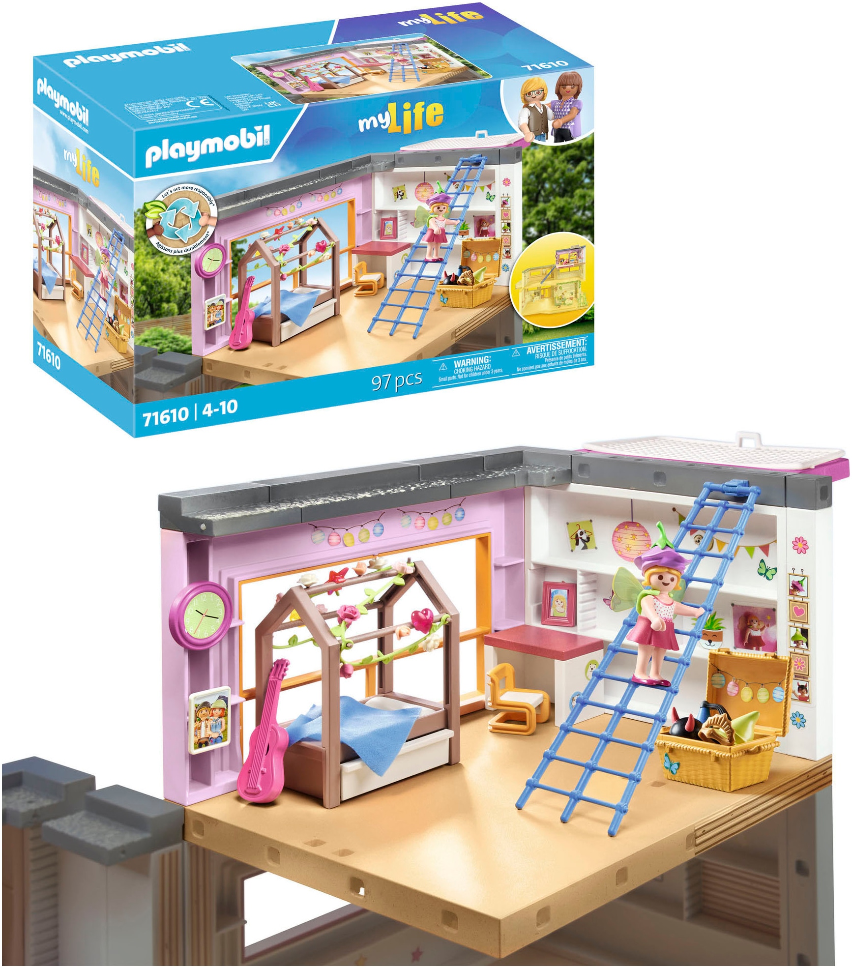 Playmobil® Jeu de construction »Kinderzimmer (71610), myLife« Made in Europe