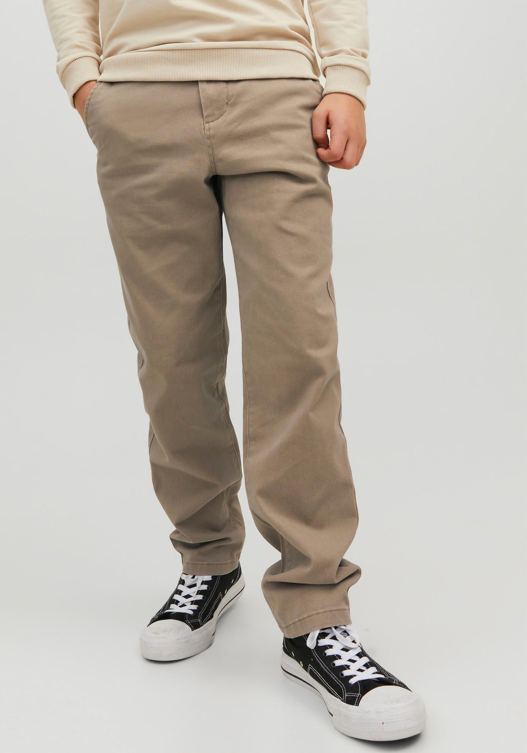 Image of Jack & Jones Junior Chinos "JPSTMARCO bequem, kombinierbar, mittlere Taille" unifarben, modisch, regular fit, Web