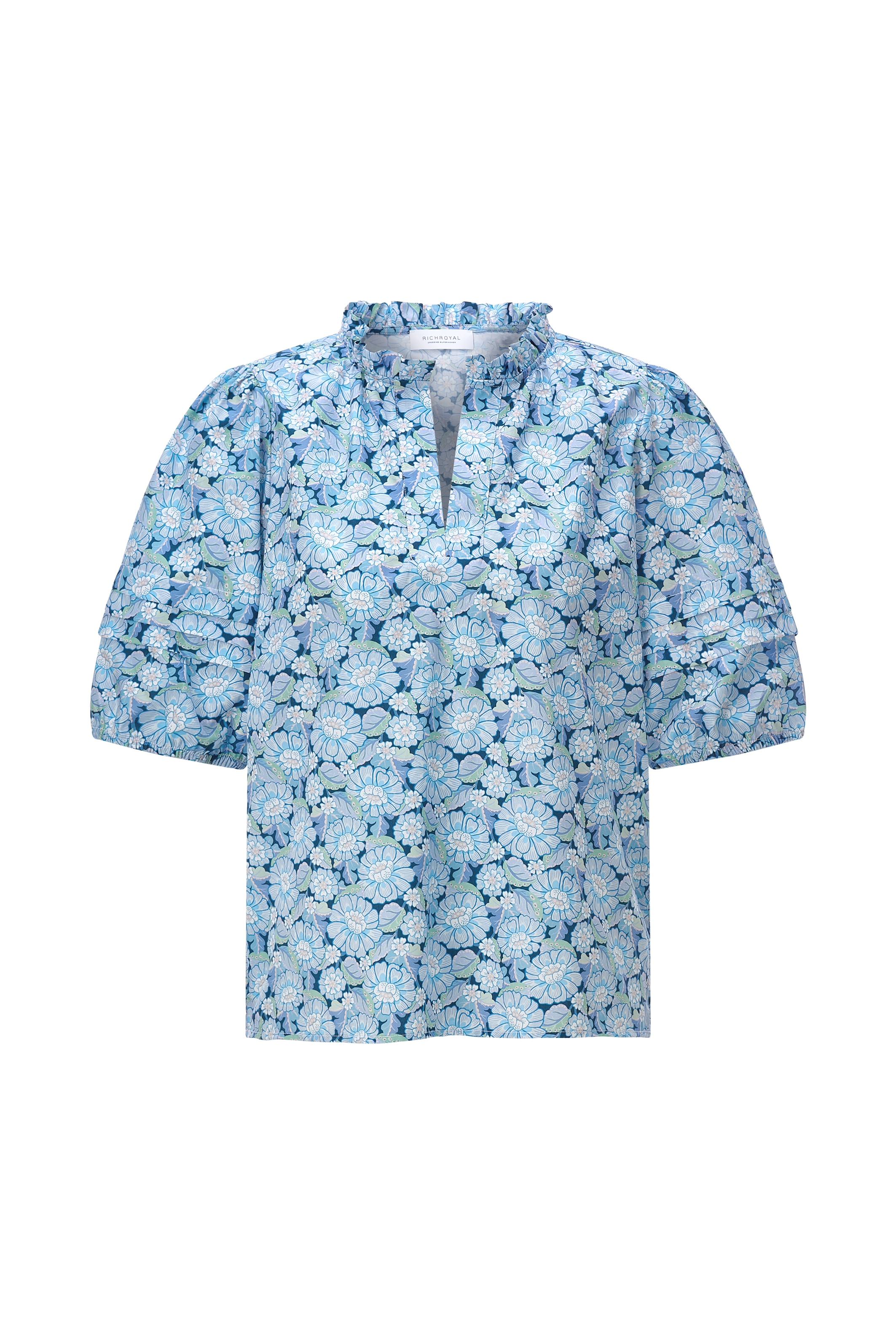 RICHROYAL Top chemisier imprimé Liberty floral