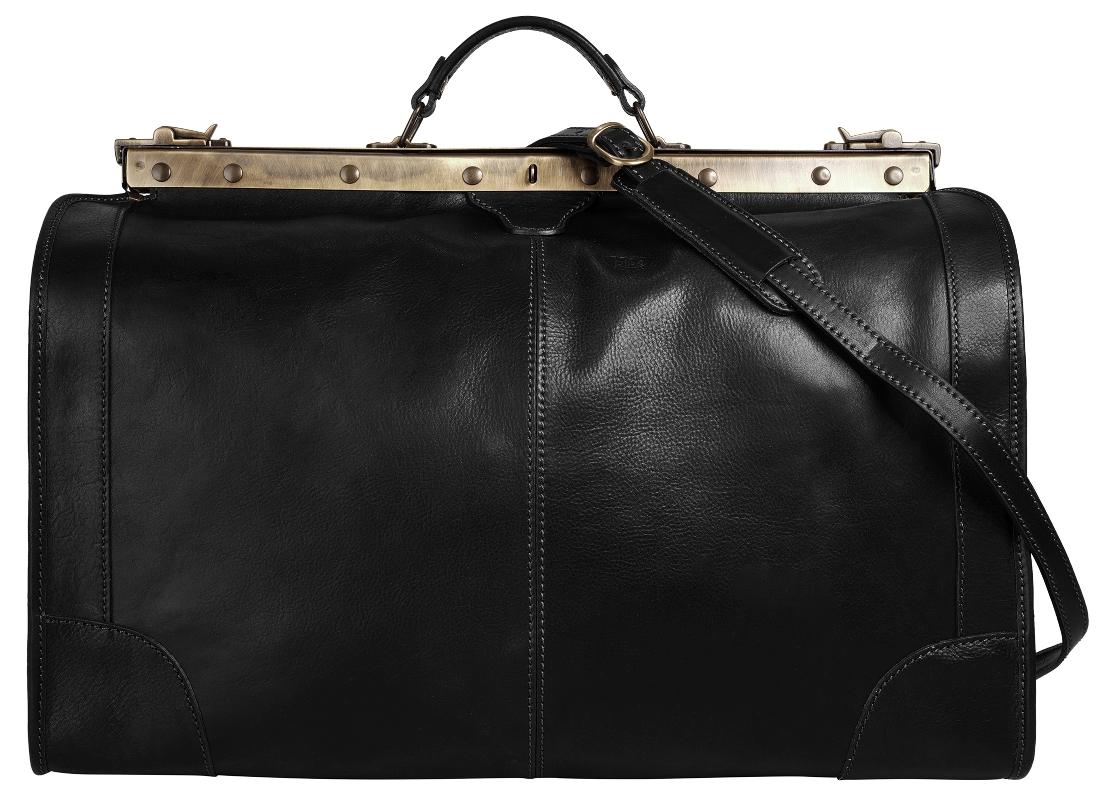 Image of Piké Reisetasche "PIKÉ Damen, Herren LOMBARDIA GRANDE echt Leder, Made in Italy" echt Leder, Made in Italy