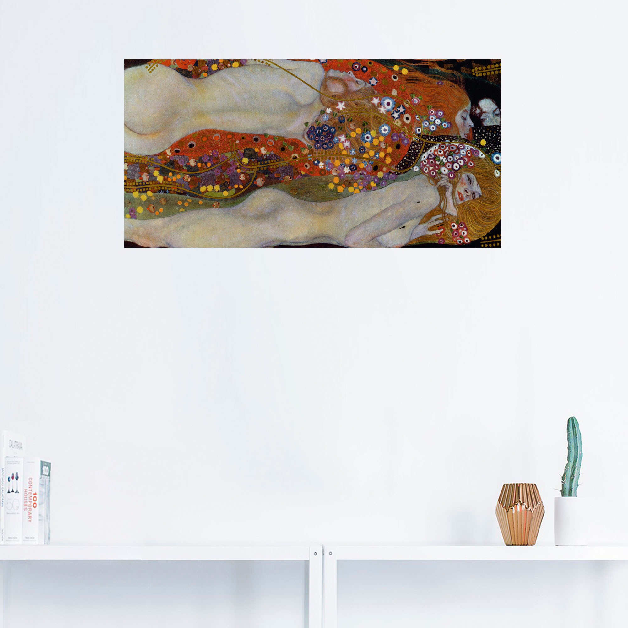 Artland Wandbild »Wasserschlangen II (Die Freundinnen)«, Frau, (1 St.), als Leinwandbild, Poster, Wandaufkleber in verschied. Grössen