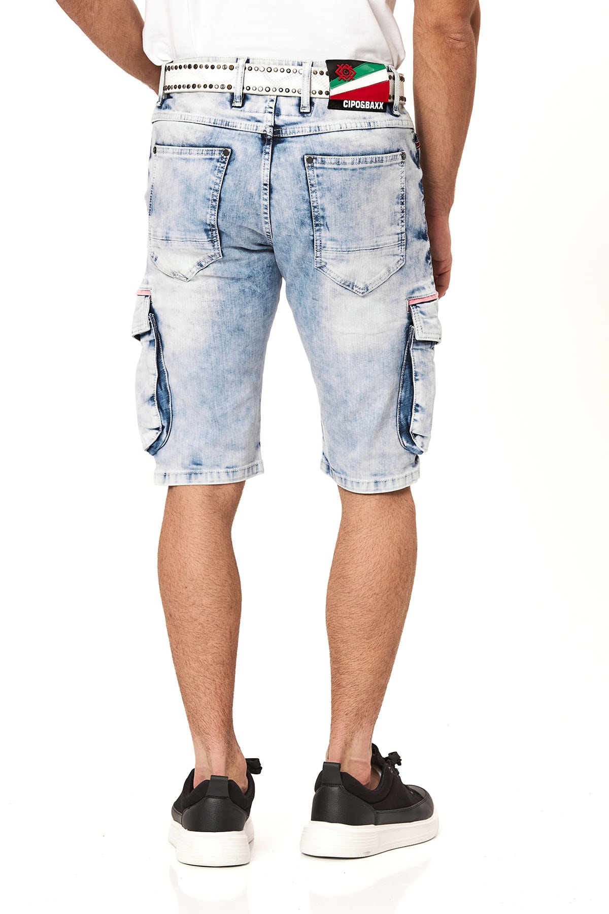 Cipo & Baxx Short en jean Baumwollmischung, regular fit